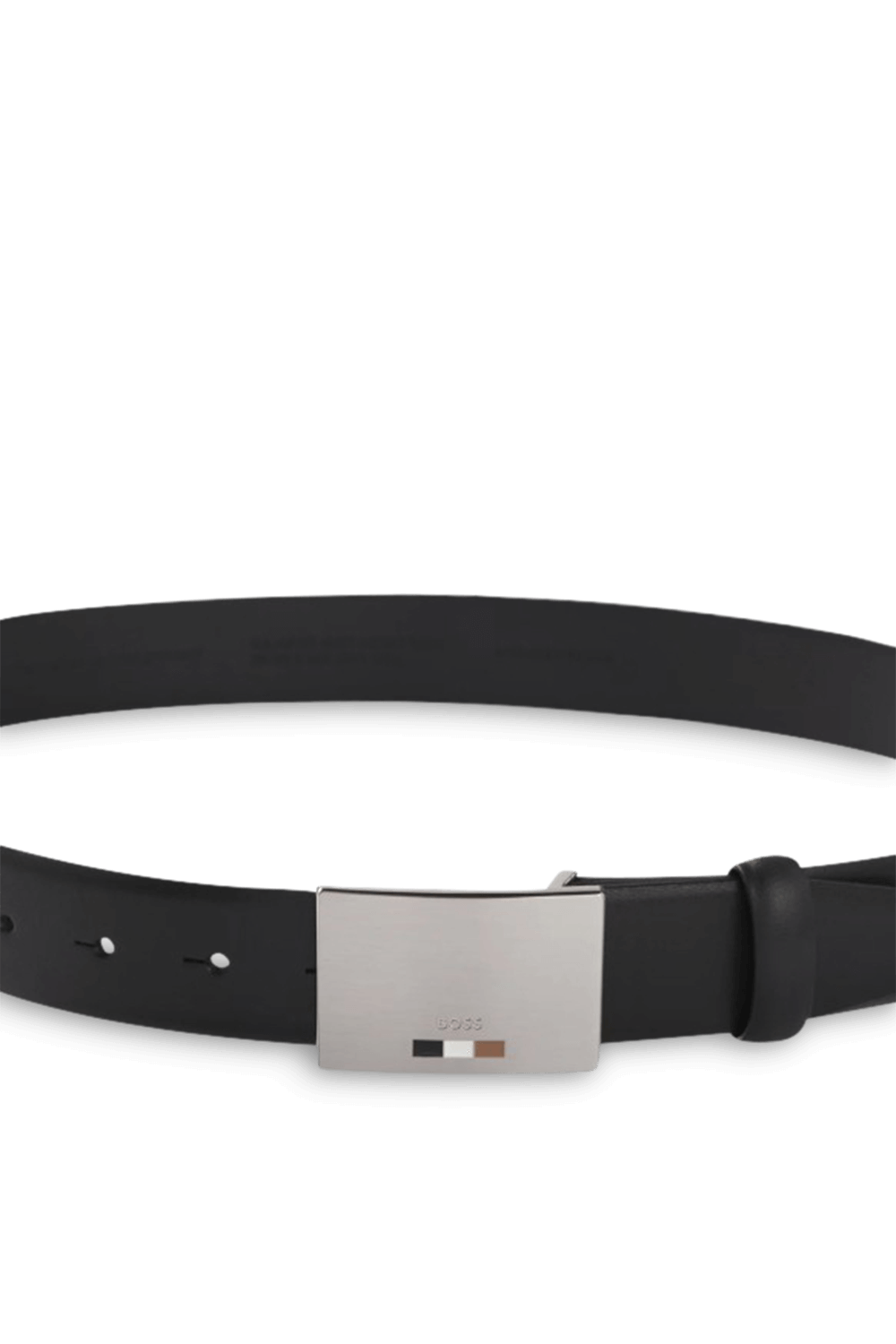 תמונת תקריב של חגורת עור