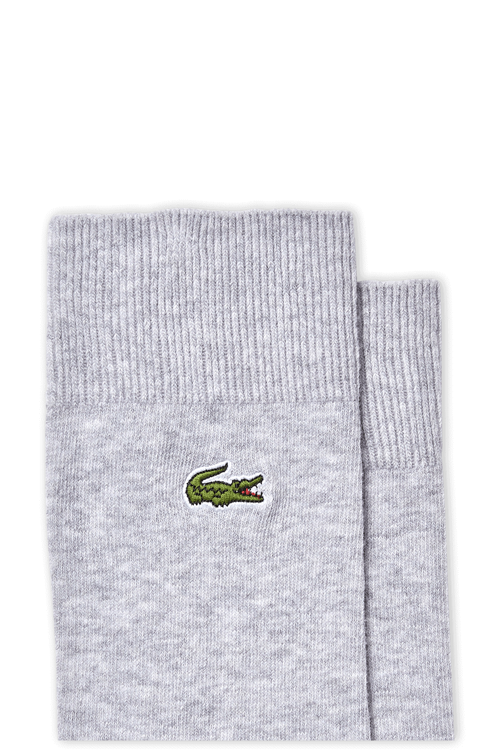 תמונה אחורית של גרביים גבוהות בסריגת ריב