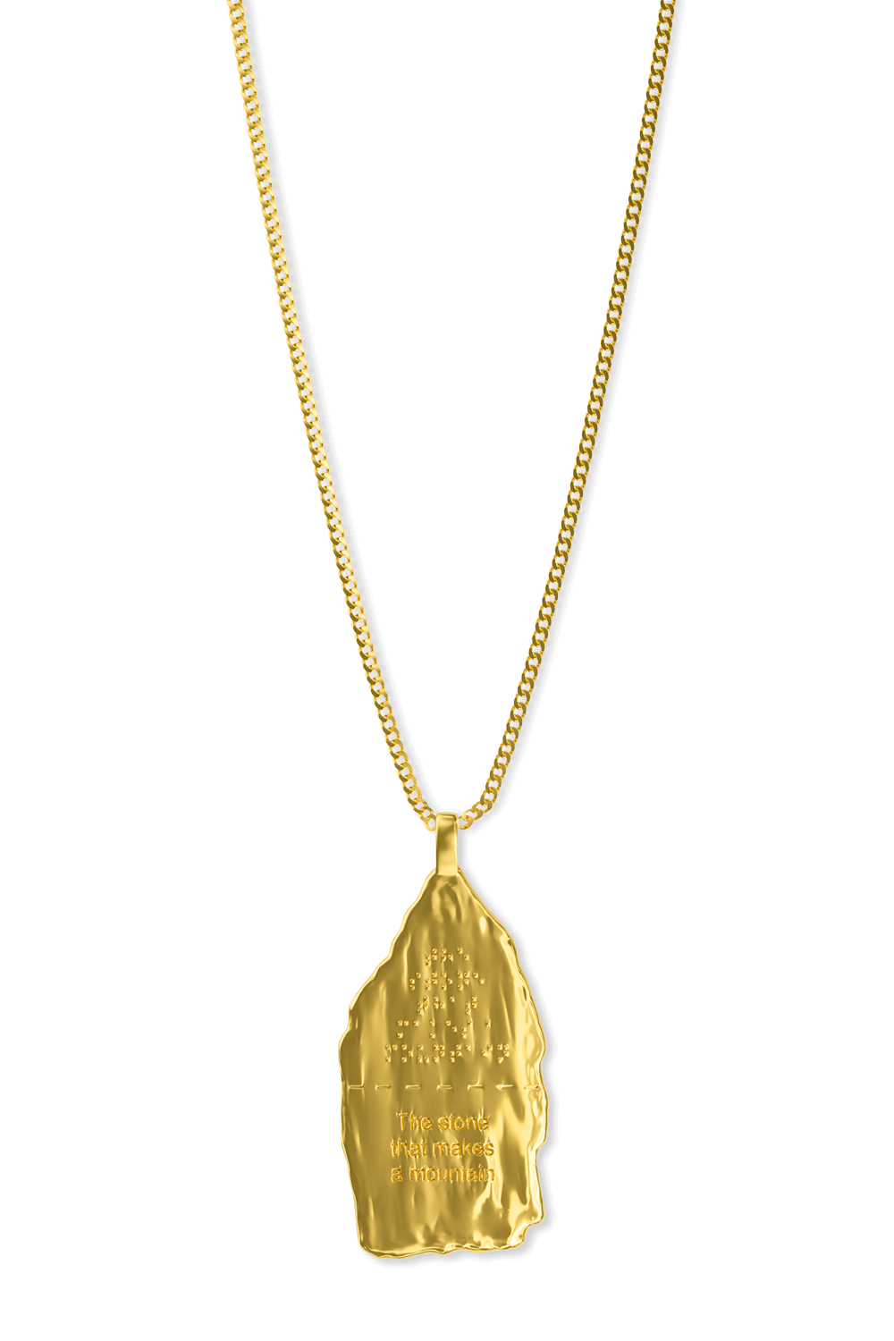 תמונת תקריב של שרשרת קיובן בוי מכסף מצופה זהב 18K