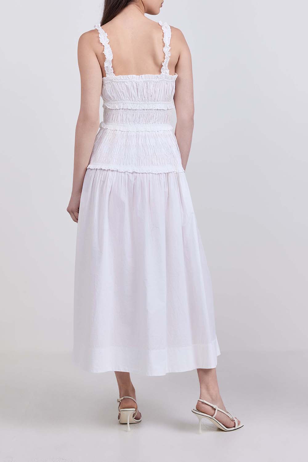 תמונת דוגמן אחורית של שמלת מידי