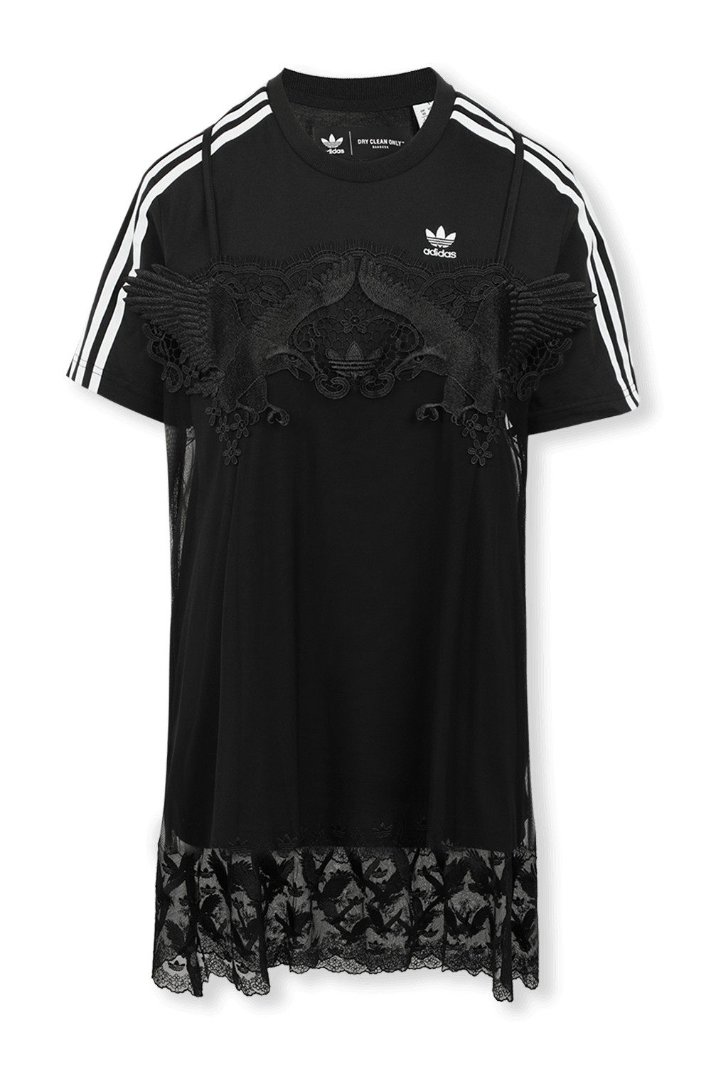 תמונה קידמית של Lace T-Shirt in Black