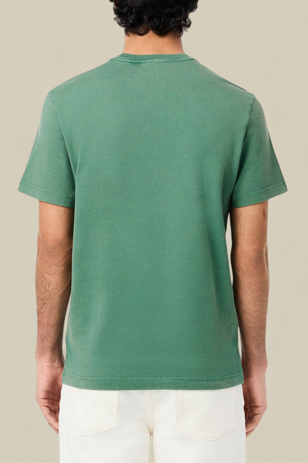 תמונת דוגמן אחורית של חולצת טי