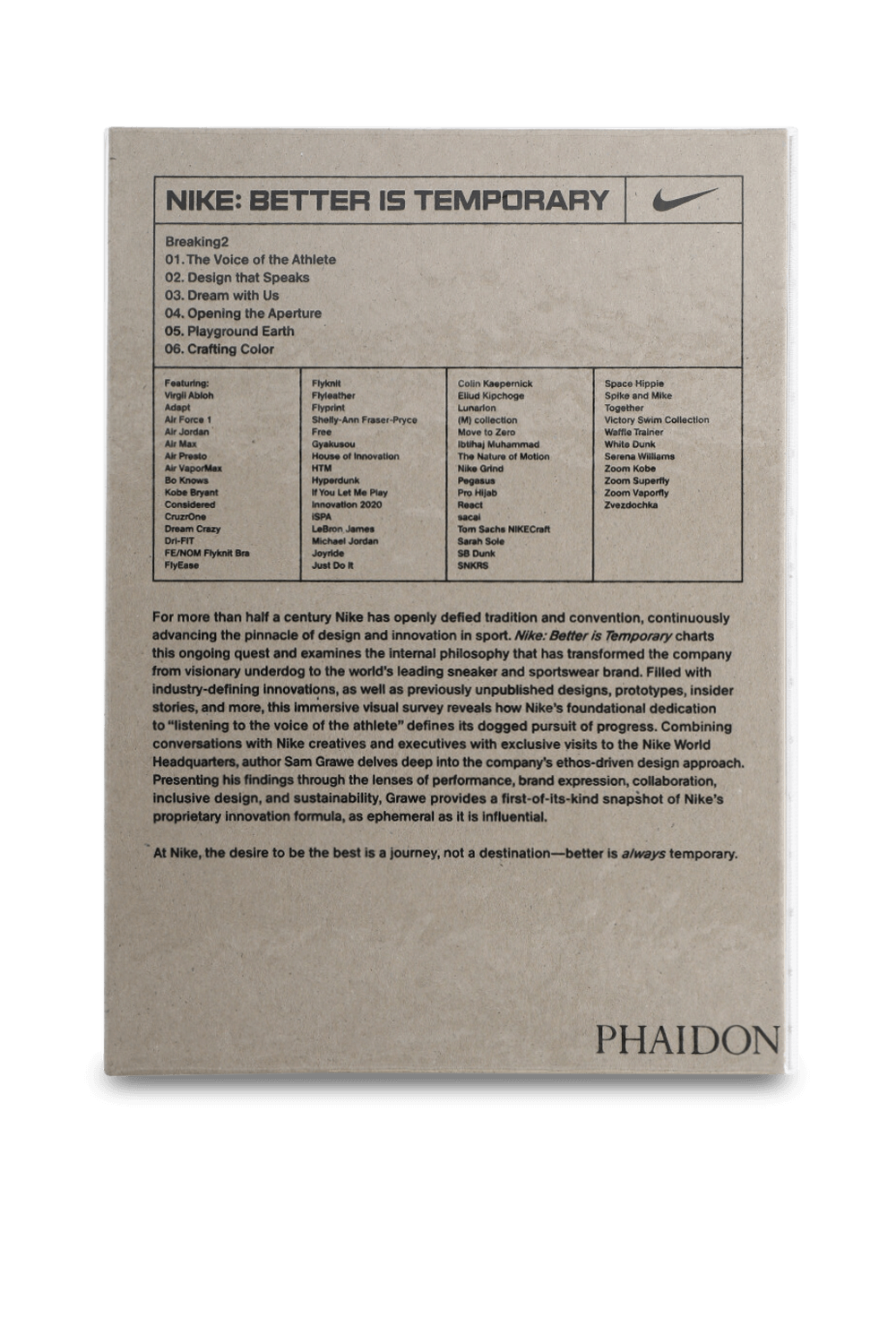 Nike: Better is Temporary PHAIDON