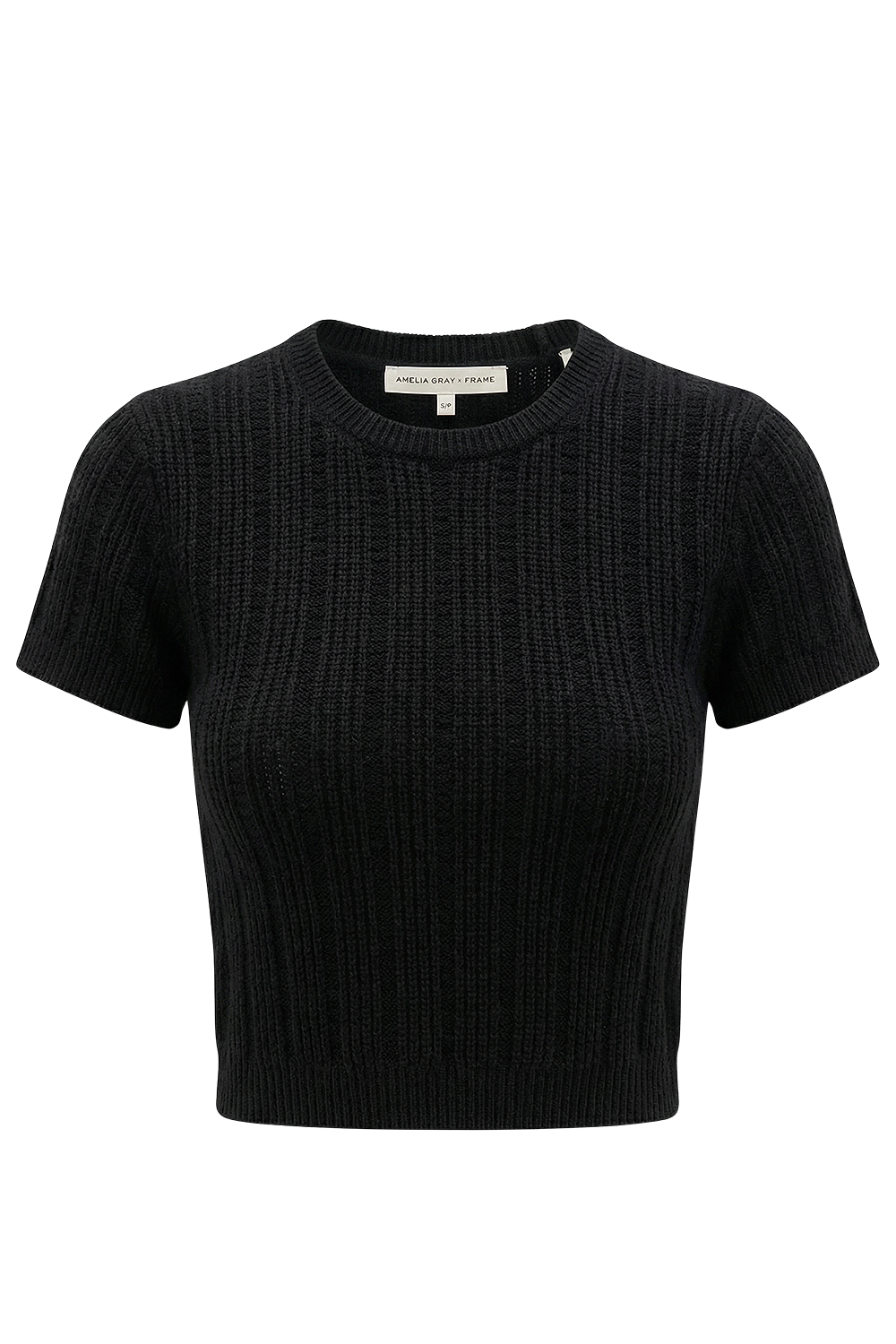 תמונה קידמית של חולצת טי קשמיר