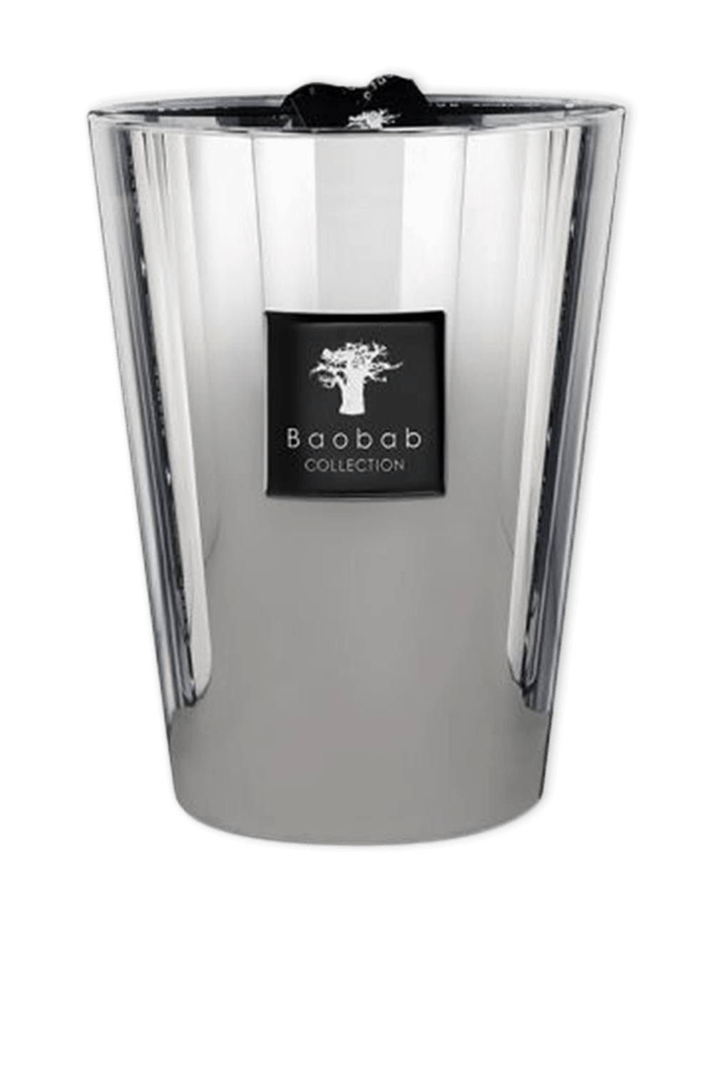 תמונה קידמית של נר פלטינום- בניחוח ענבר ותמצית אשכוליות- גובה 24 ס''מ