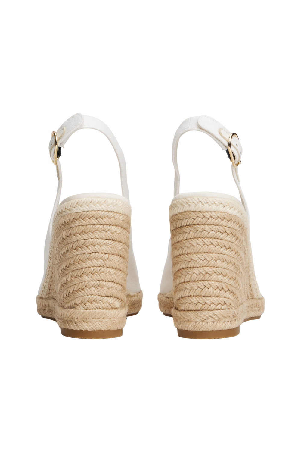 תמונת תקריב של נעלי אספדריל עקב