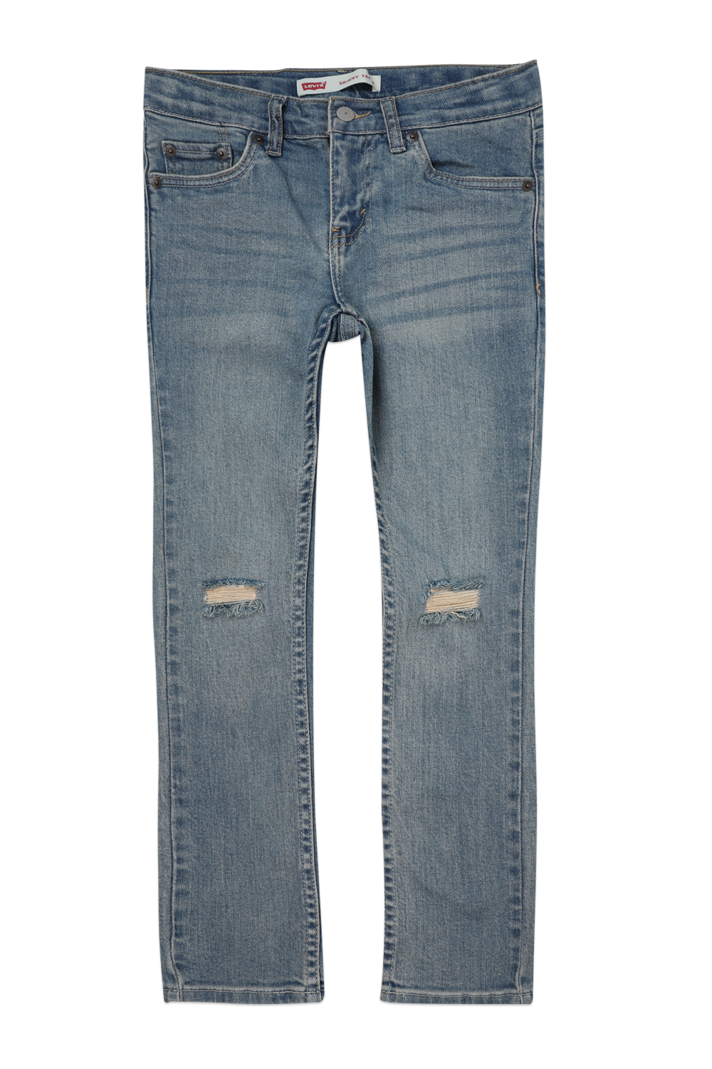מכנסי ג'ינס ארוכים עם שפשופים וקרעים - גילאי 8-16 LEVI`S KIDS