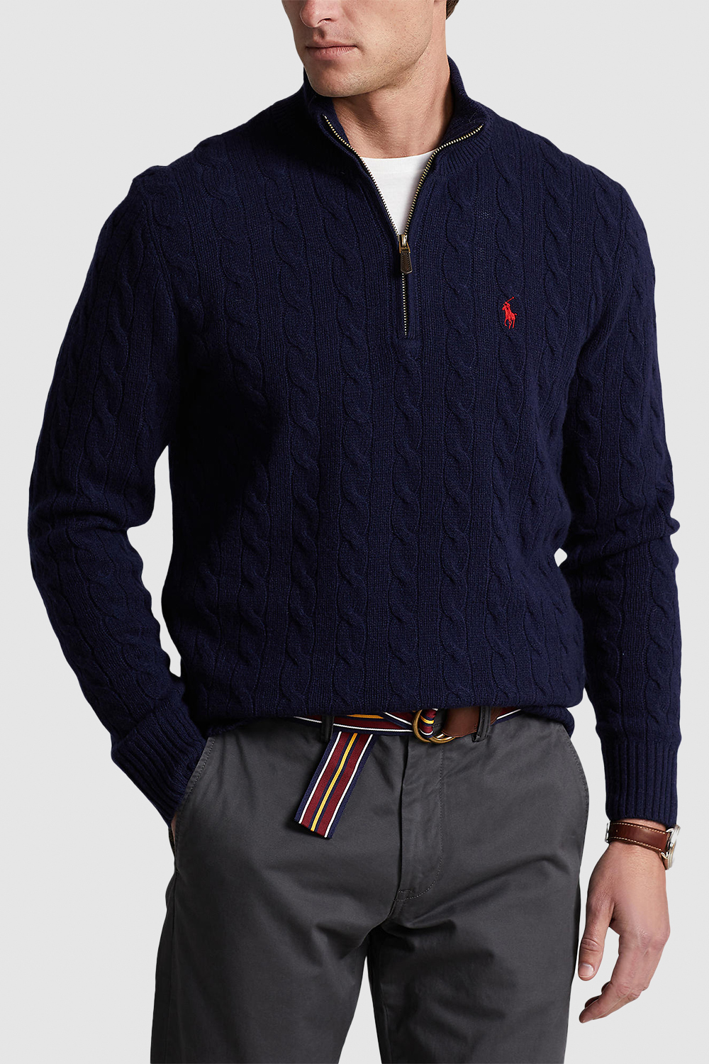 תמונת דוגמן קידמית של סריג מצמר וקשמיר