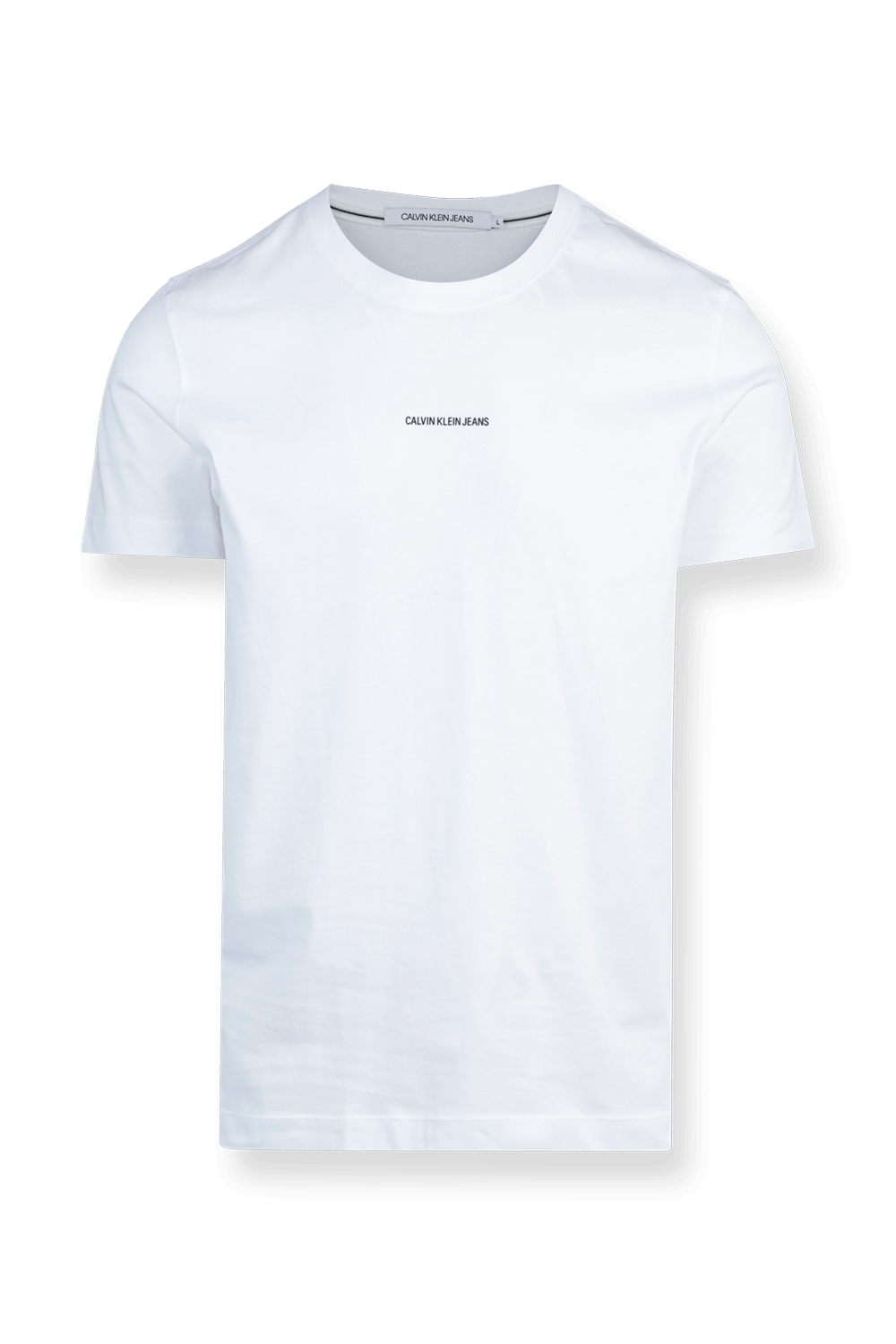 תמונה קידמית של חולצת לוגו טי מכותנה אורגנית