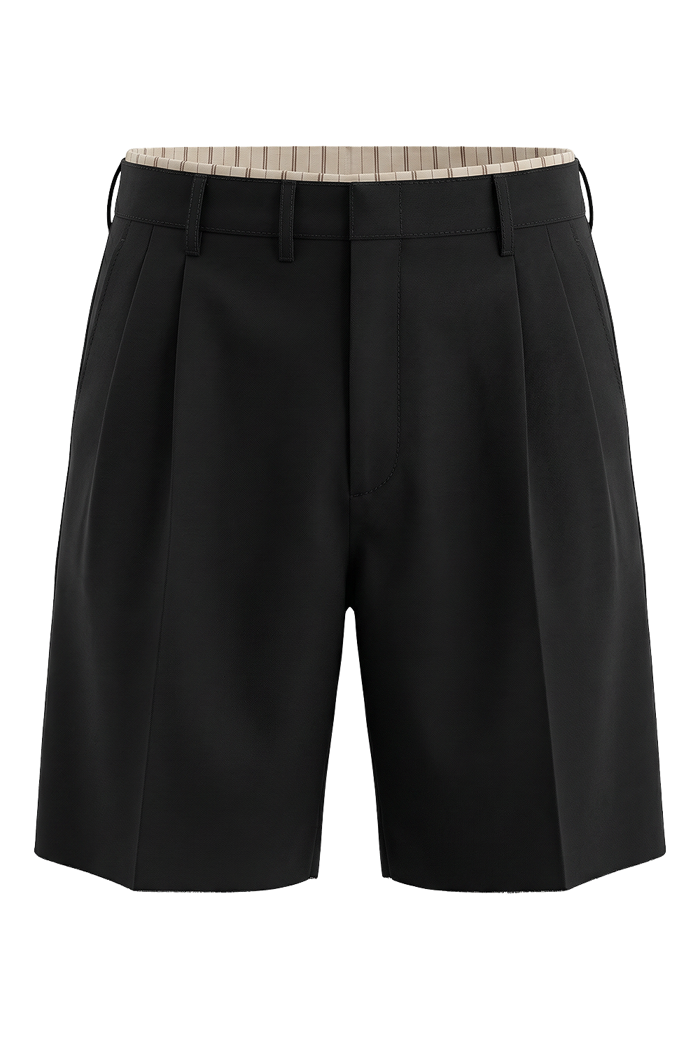 תמונה קידמית של מכנסיים קצרים מחוייטים