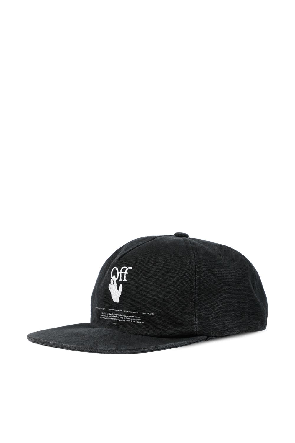 תמונה קידמית של Hand Off Baseball Cap in Black