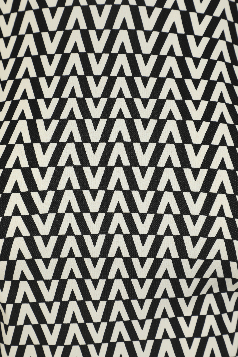 Jersey Top in Black and White image number null VALENTINO