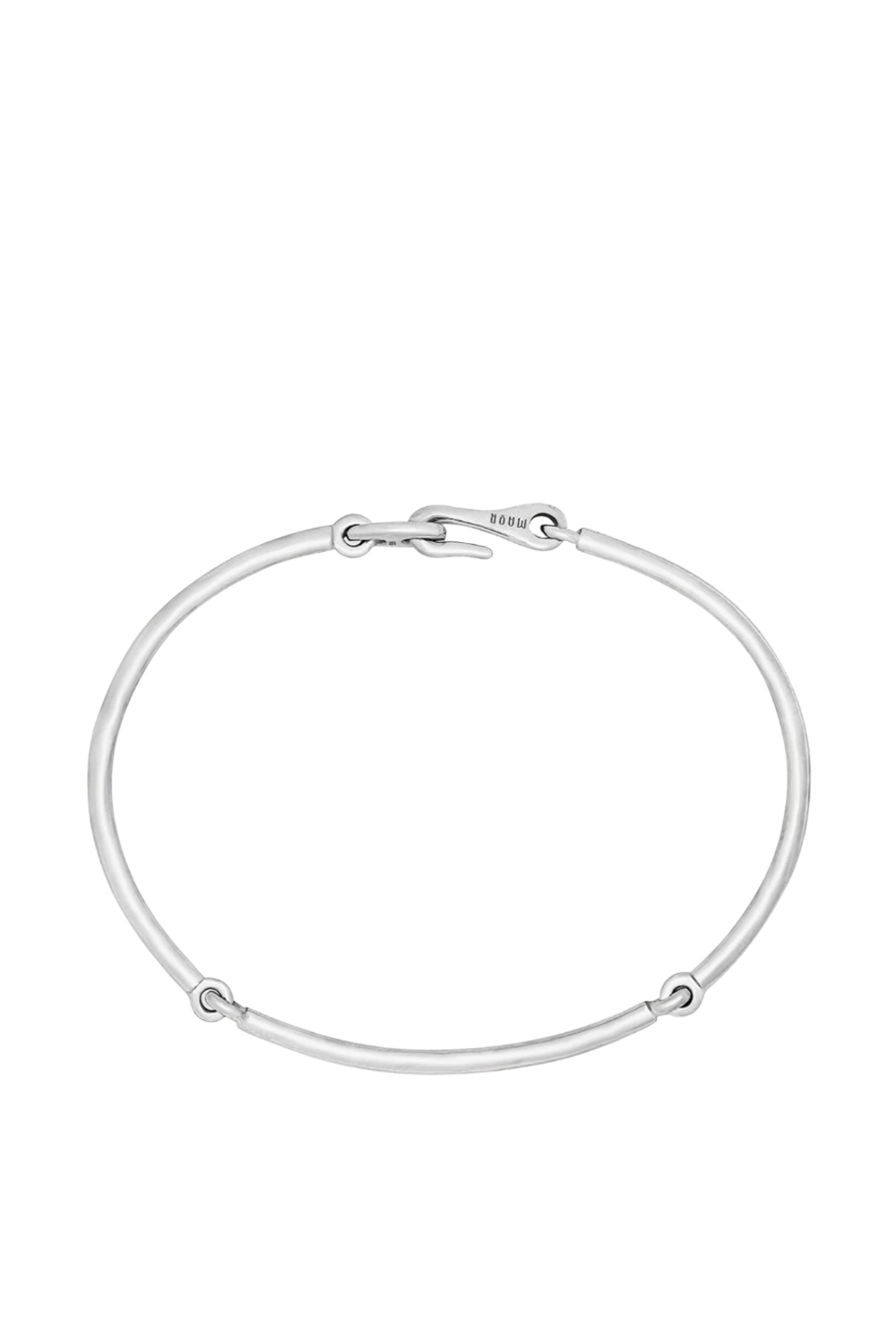 תמונה אחורית של צמיד כסף