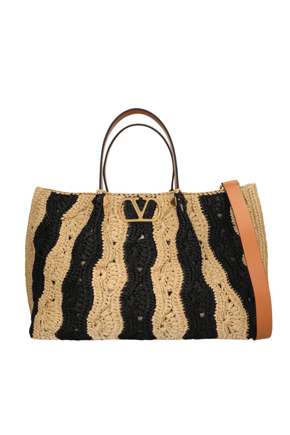 תמונה קידמית של תיק קש מדיום