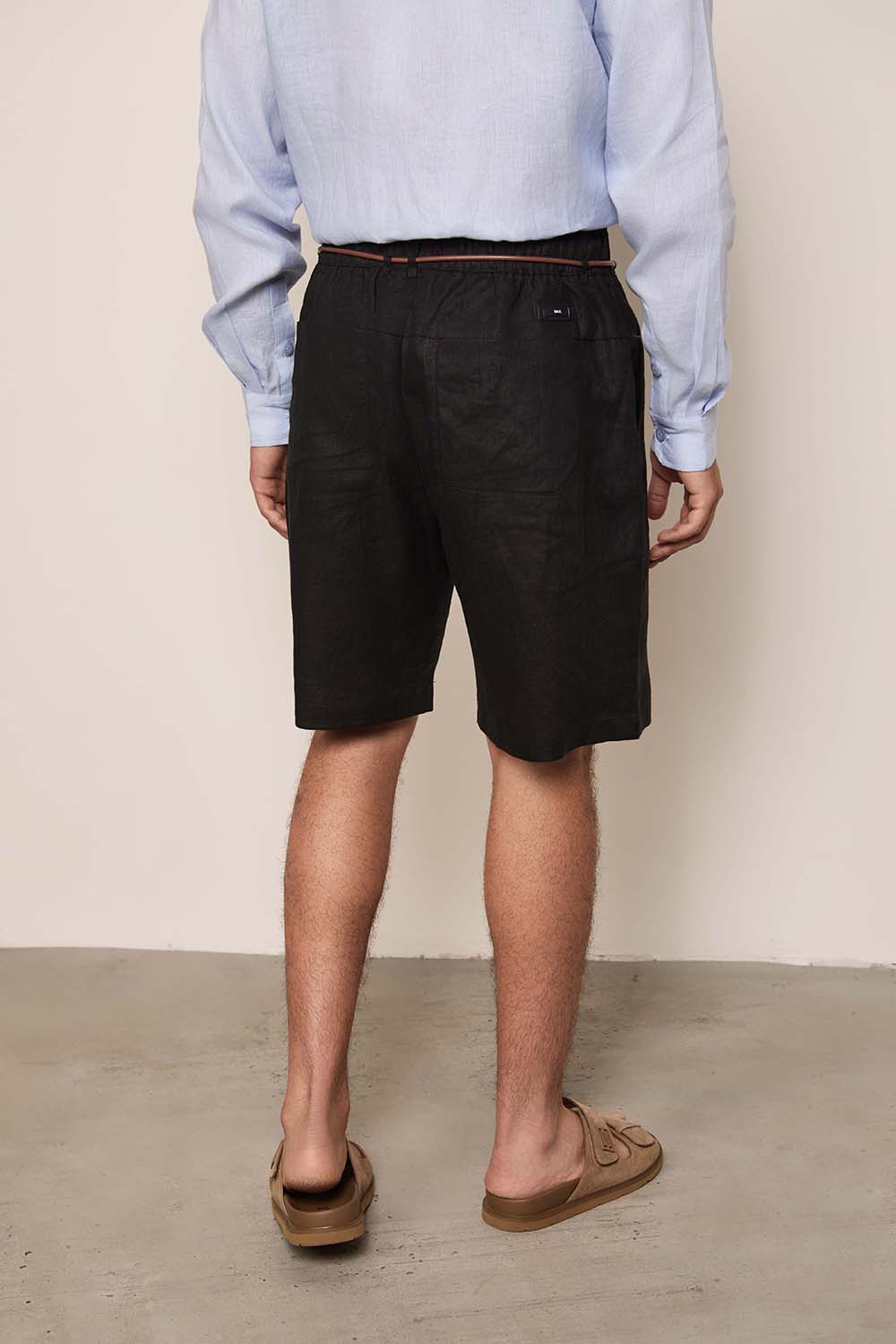 תמונת דוגמן אחורית של מכנסיים קצרים