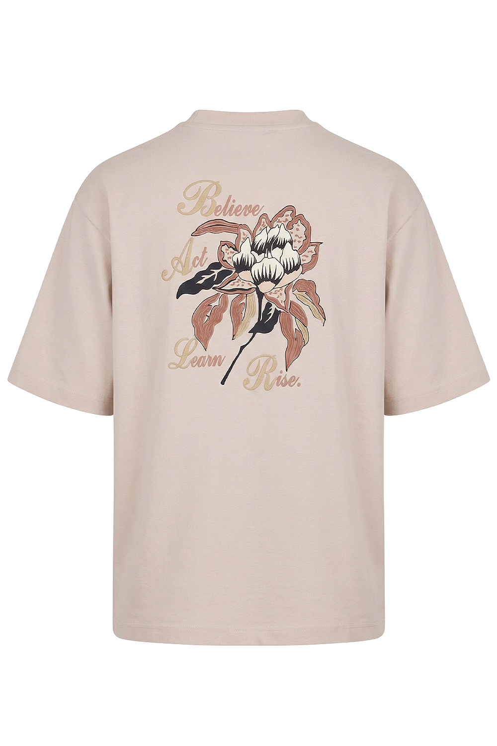 תמונה אחורית של טישירט שרוול קצר