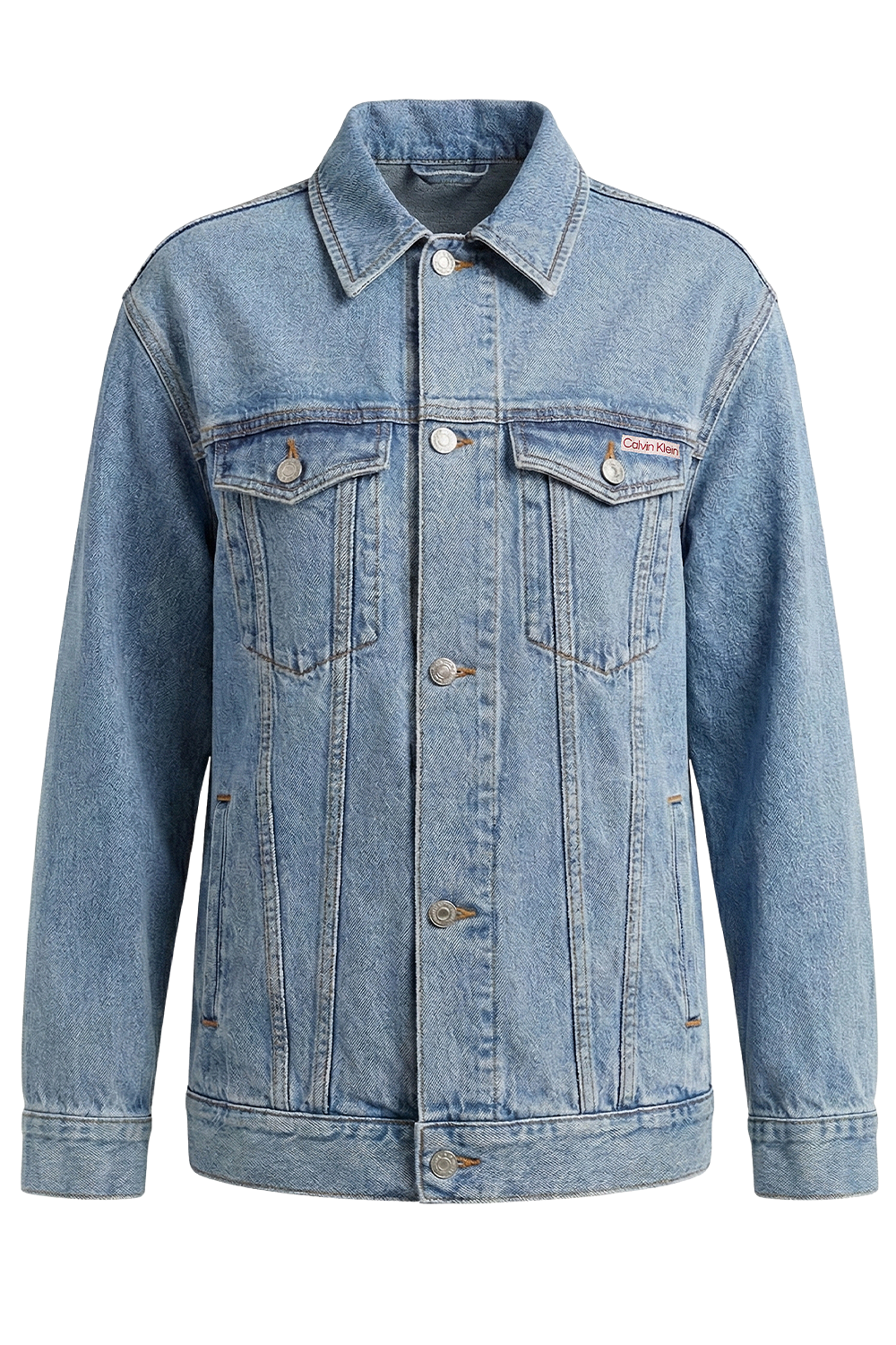 תמונה קידמית של ז'קט ג'ינס