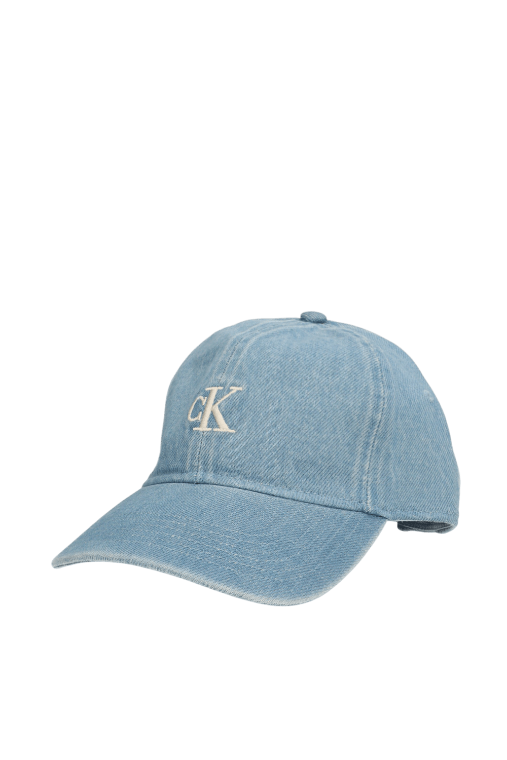 תמונה קידמית של כובע מצחייה ג'ינס