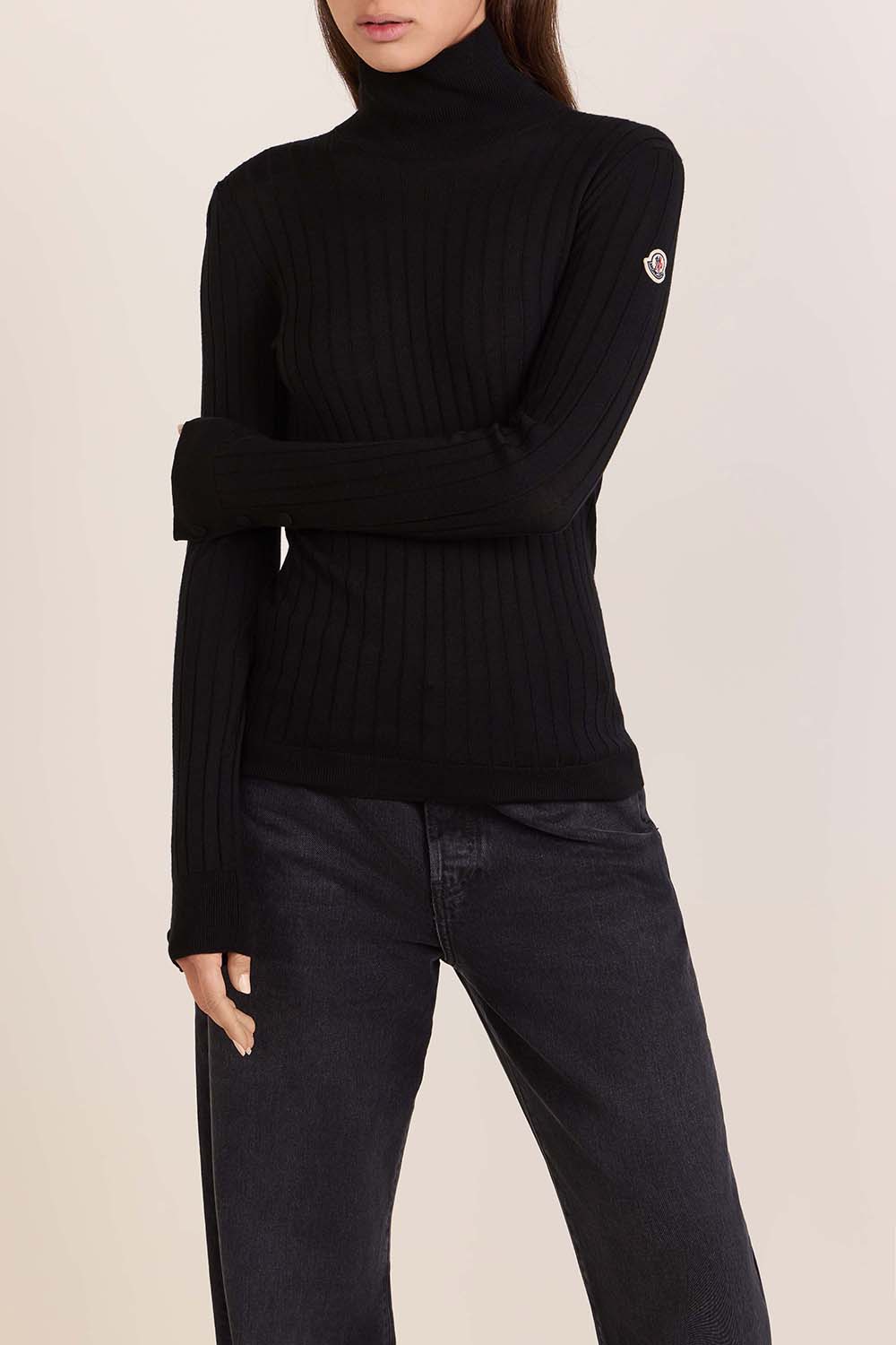 תמונת דוגמן קידמית של סריג גולף צמר