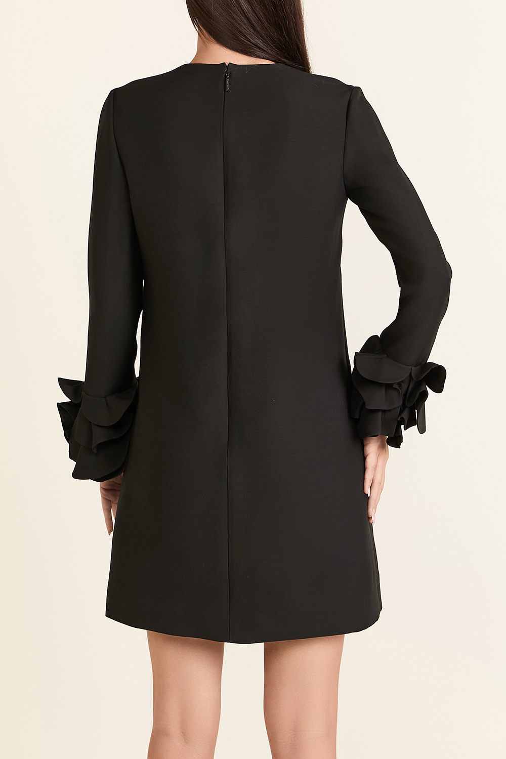 תמונת דוגמן אחורית של שמלת מיני