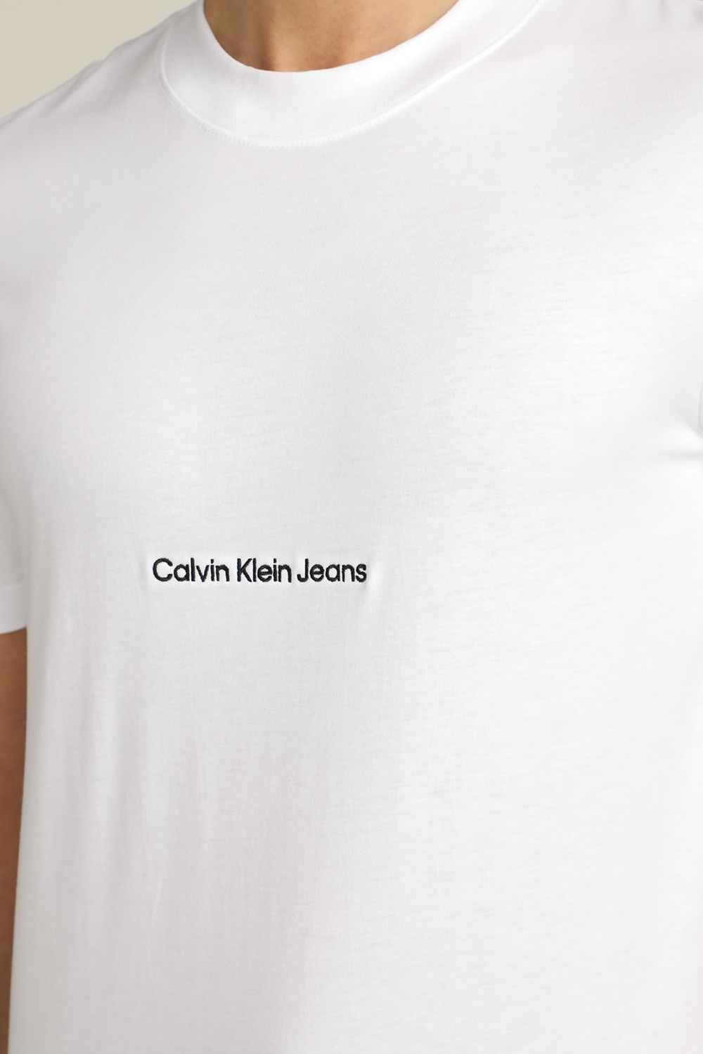 חולצת טי מכותנה CALVIN KLEIN