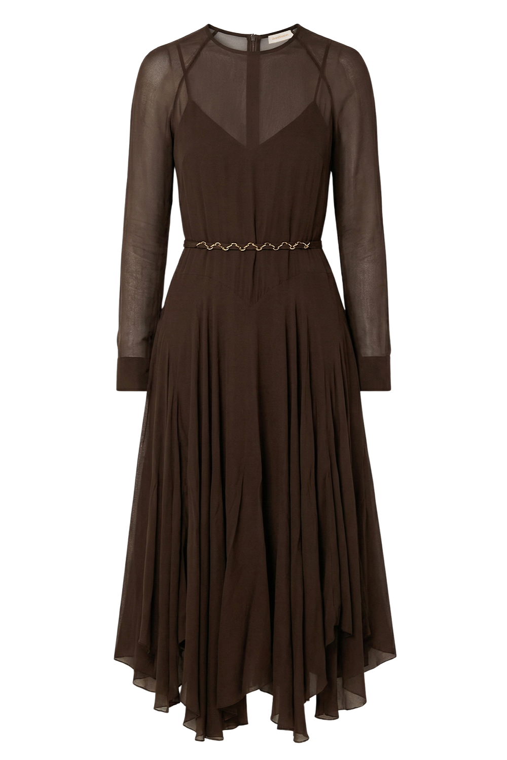 תמונה קידמית של שמלת מידי ויסקוזה