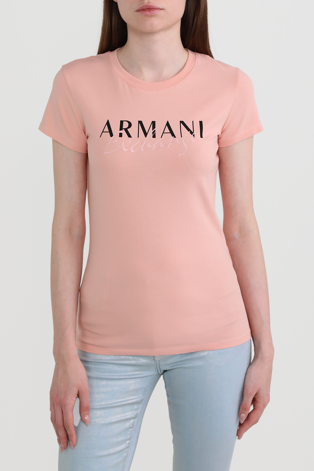 חולצת טי בגזרת סלים ARMANI EXCHANGE