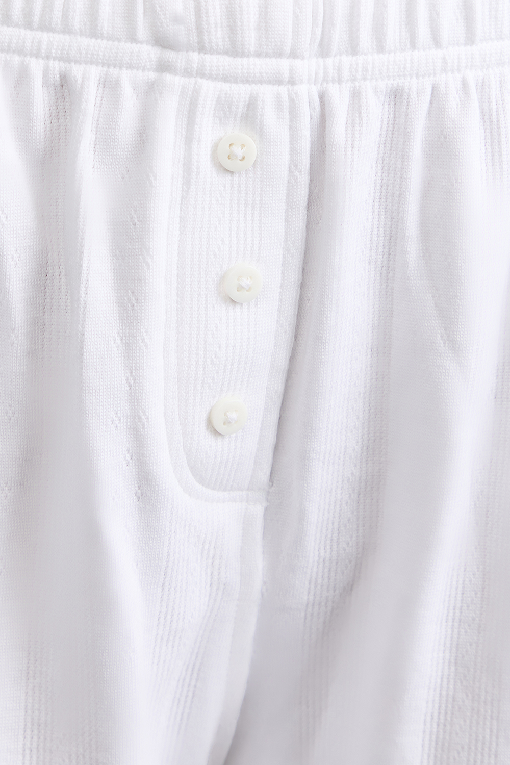 Cotton Pointelle Mid-Rise Short 3''