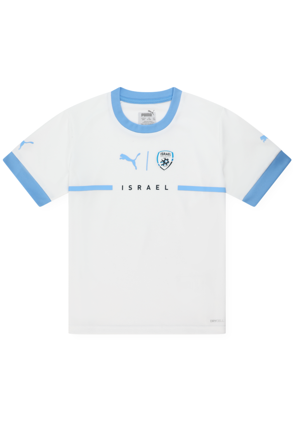תמונה קידמית של חולצת טי נבחרת ישראל - גילאי 8-16