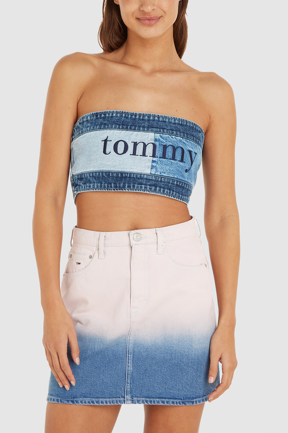 תמונה קידמית של טופ סטרפלס ג`ינס