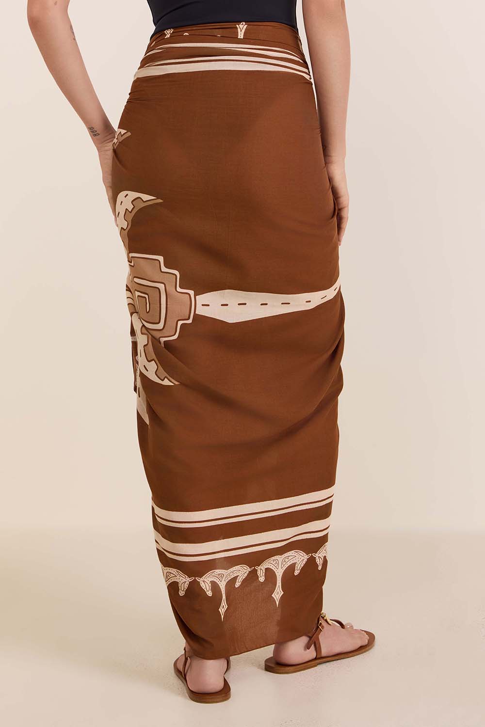 תמונת דוגמן אחורית של פראו דקלים