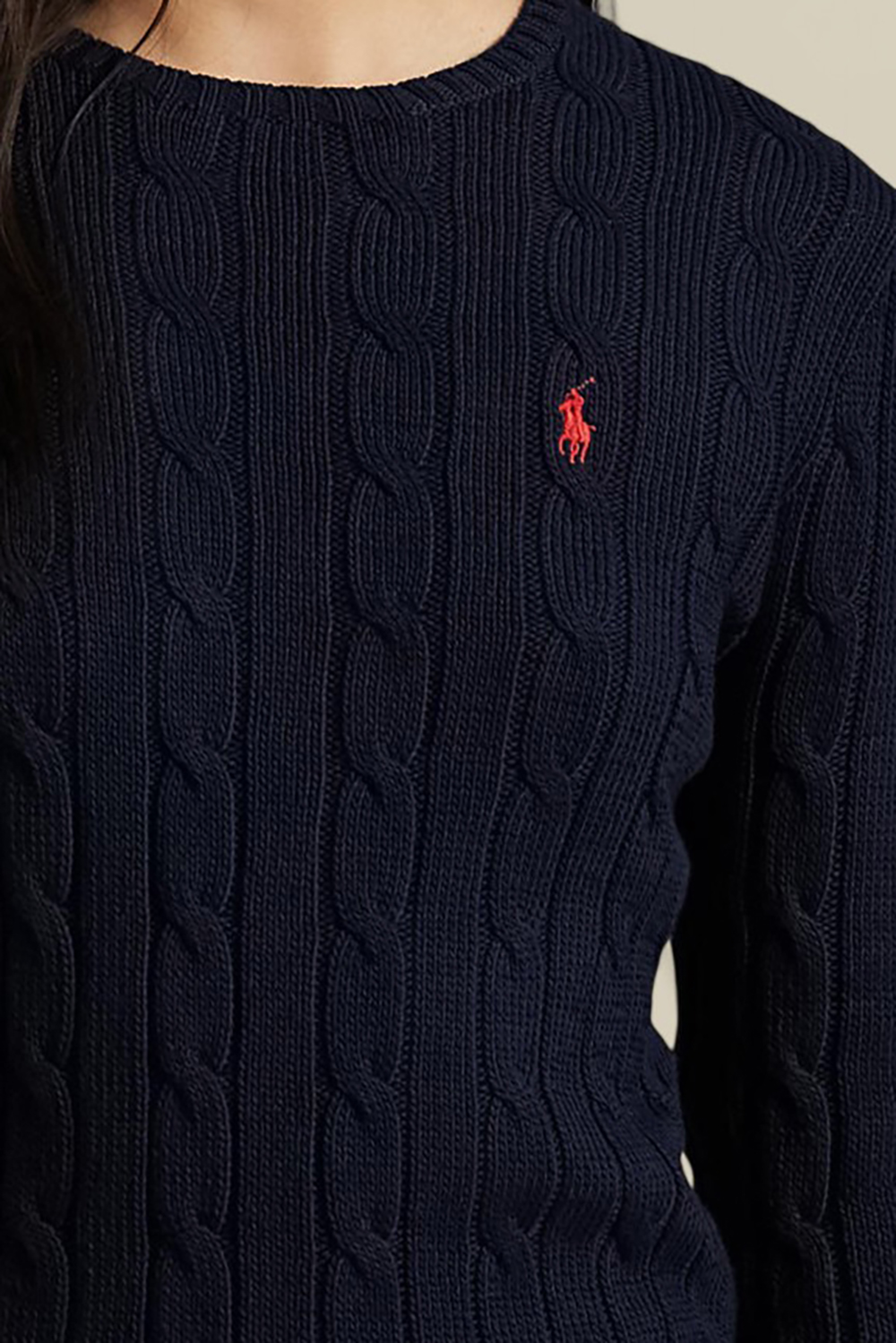 תמונת תקריב דוגמן של סריג כותנה