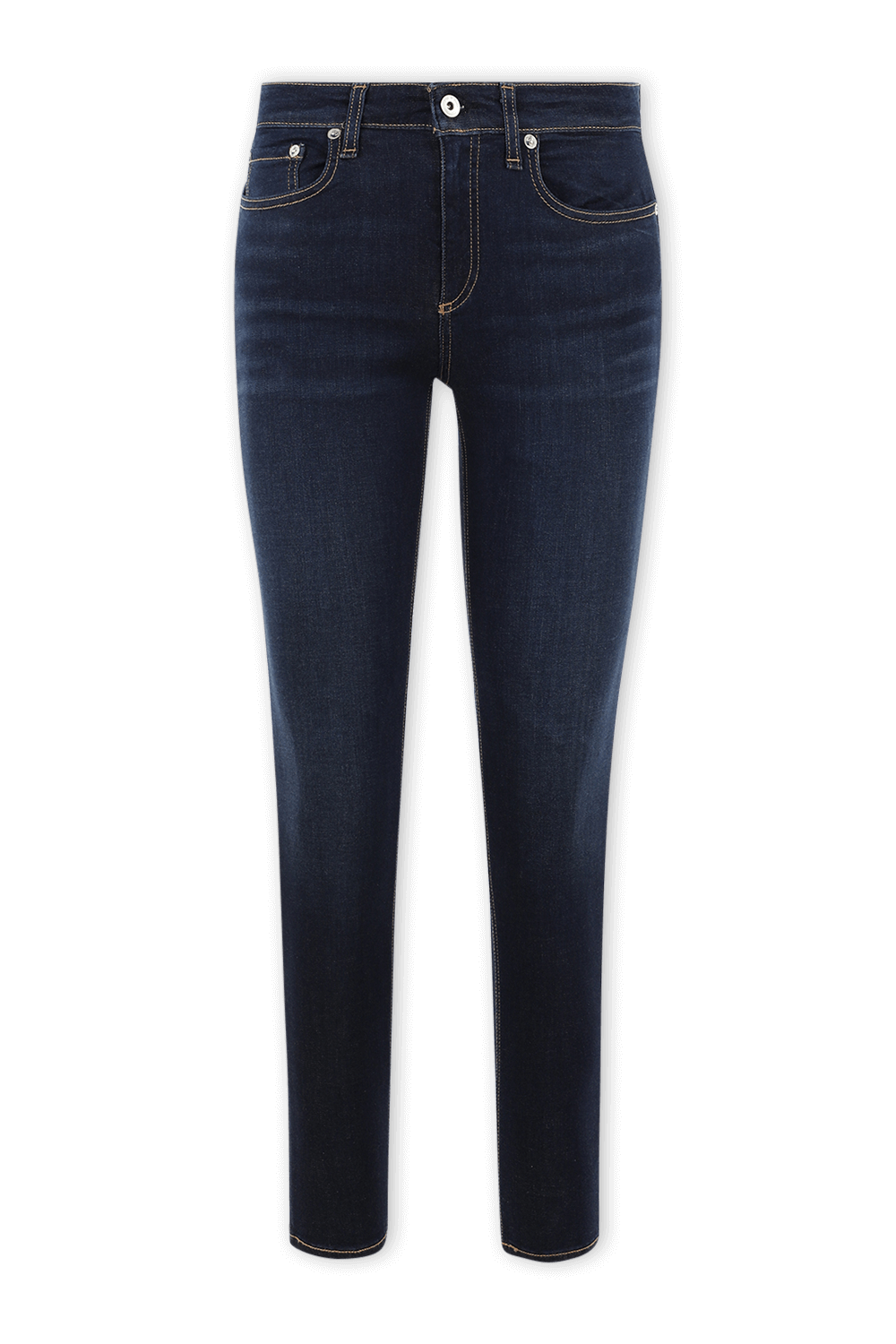 תמונה קידמית של מכנסי סקיני ג'ינס קייט כחולים