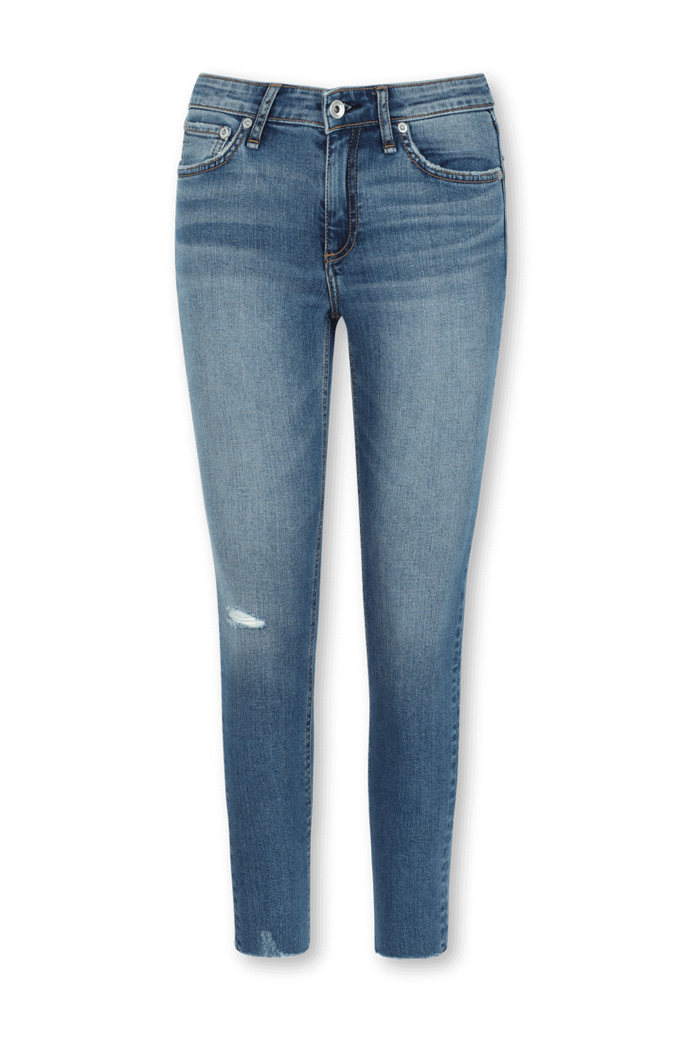 מכנסי סקיני ג'ינס באורך הקרסול RAG & BONE