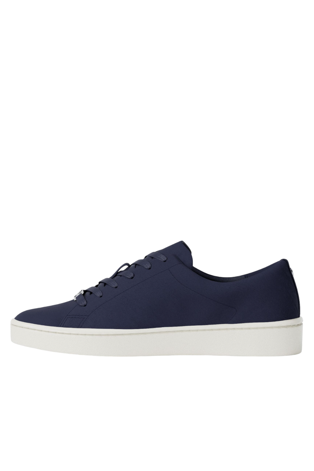 תמונה אחורית של נעלי סניקרס זמש