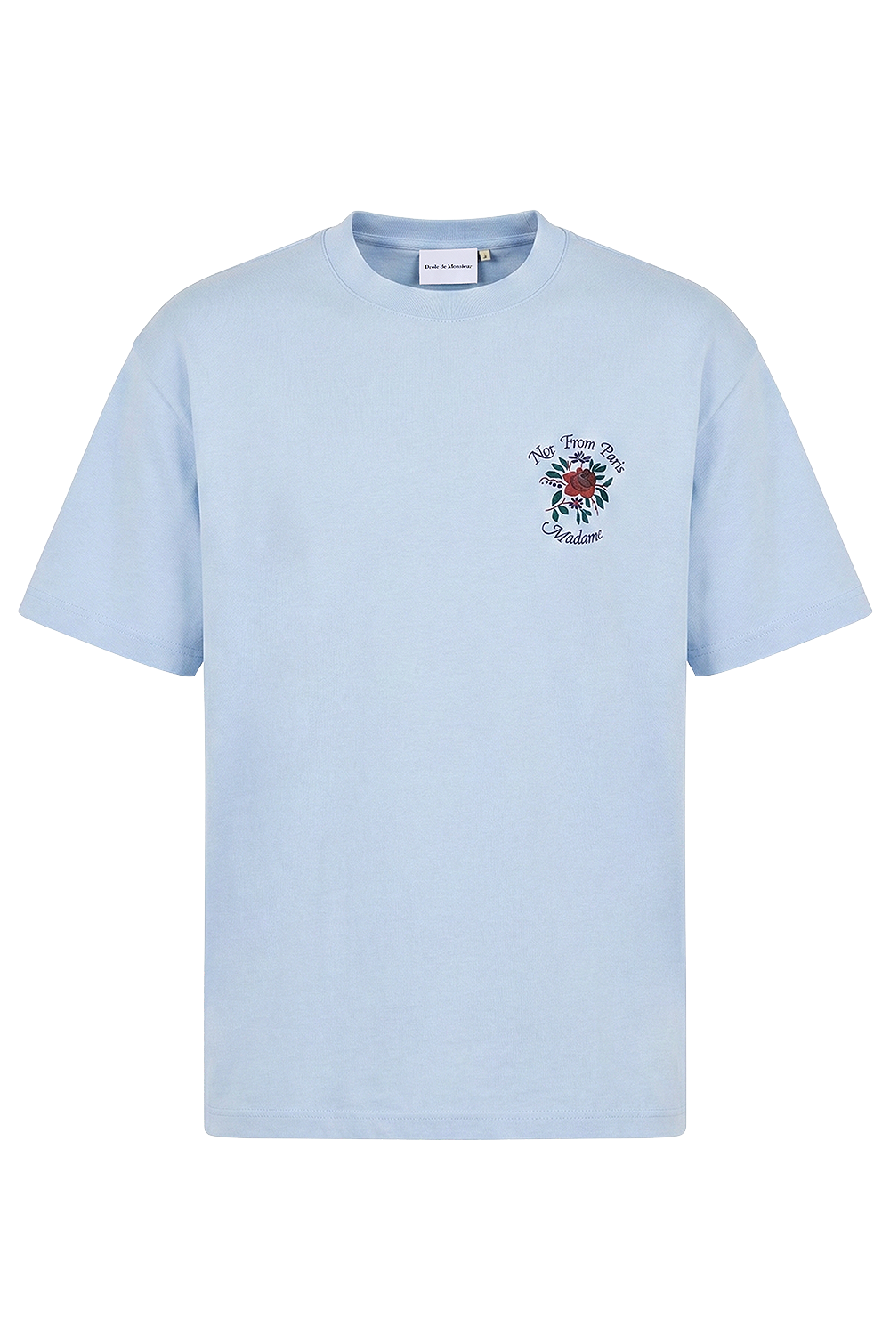 תמונה קידמית של חולצת טי בגזרה ישרה