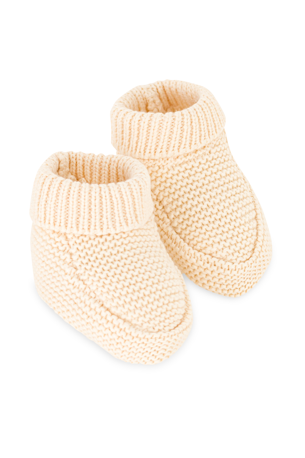 תמונה אחורית של גרביים סרוגות- גילאי 3-12 חודשים