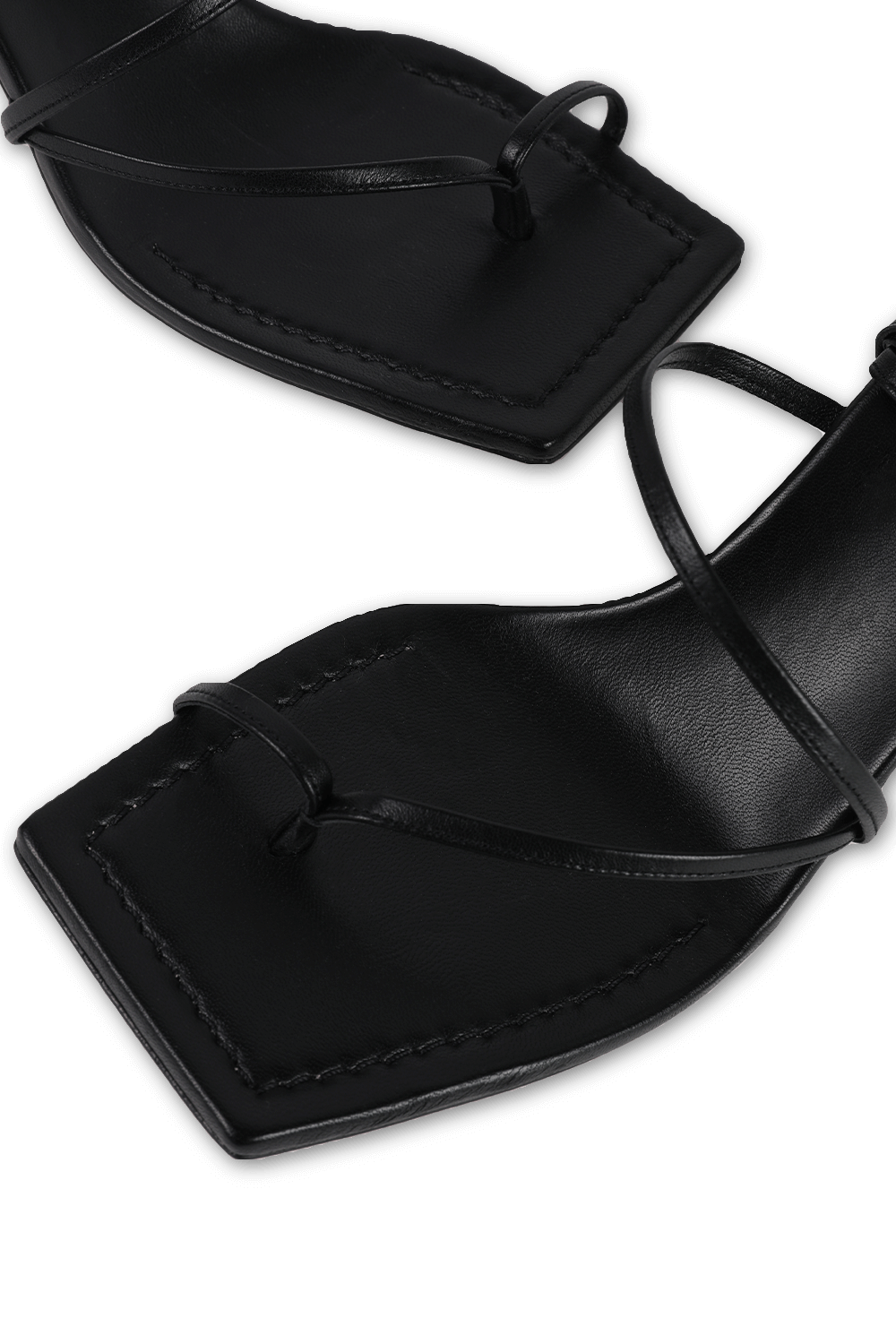 leather sandals ankle strap