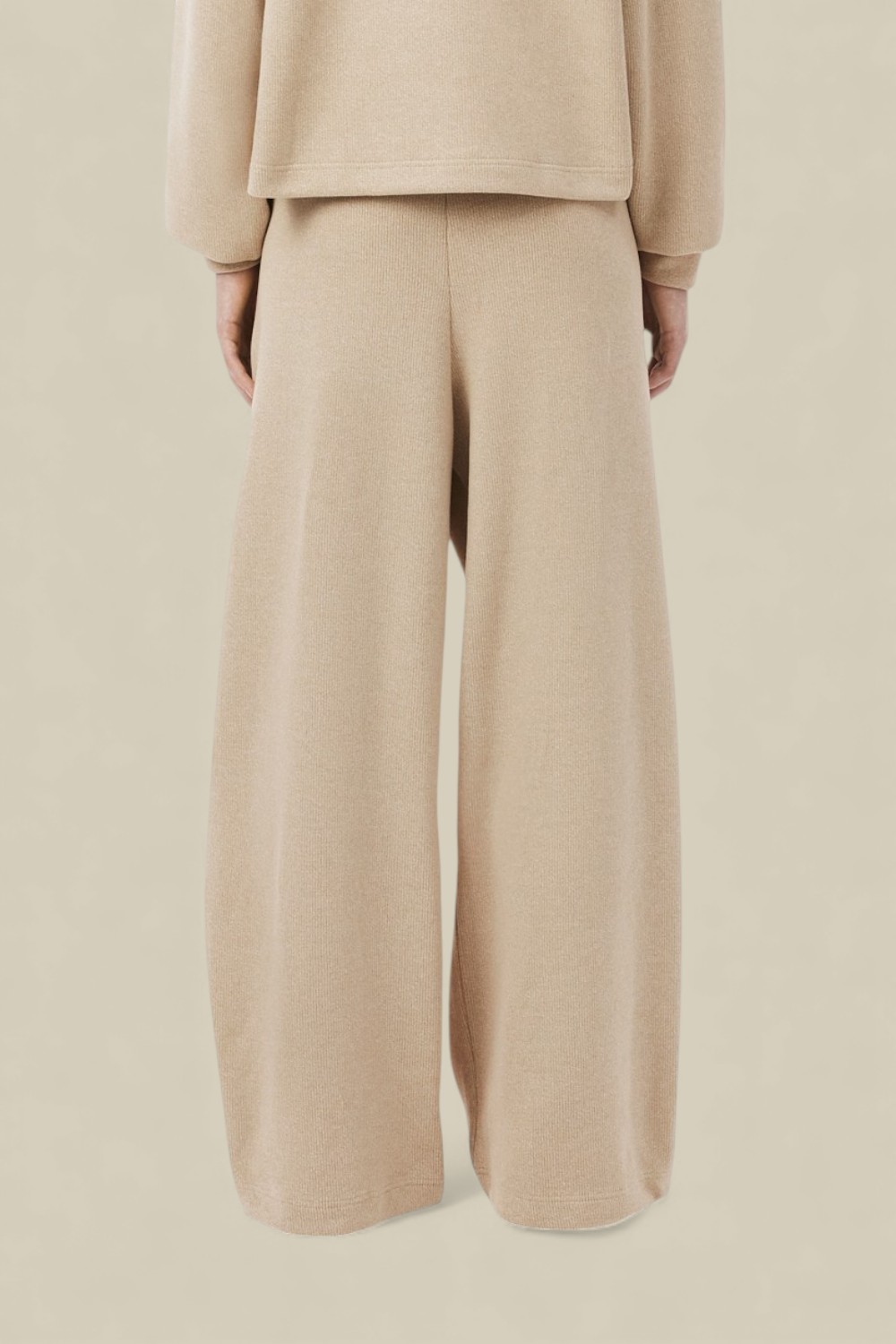 תמונת דוגמן אחורית של מכנסי ג'וגר רחבים PRE LINE