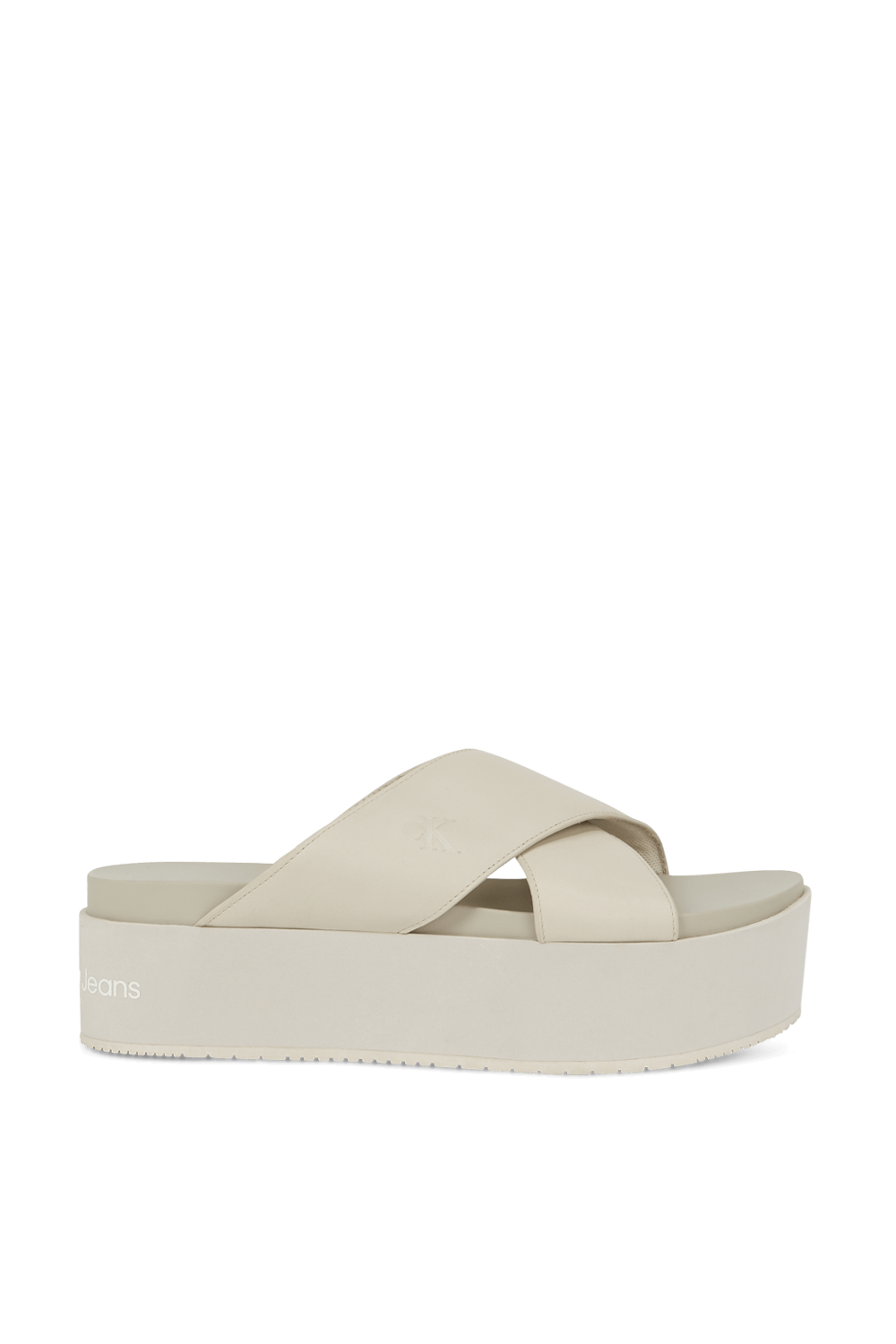 תמונה קידמית של כפכפי סליידס פלטפורמה