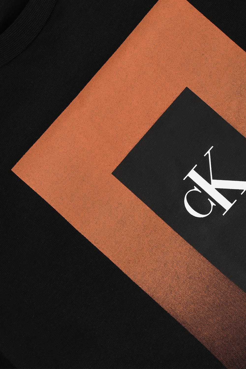 תמונה אחורית של גילאי 4-16 חולצת טי מכותנה אורגנית עם לוגו