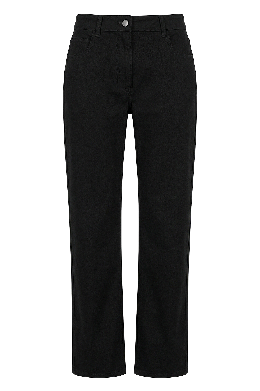 תמונה אחורית של מכנסי ג'ינס משוחררים