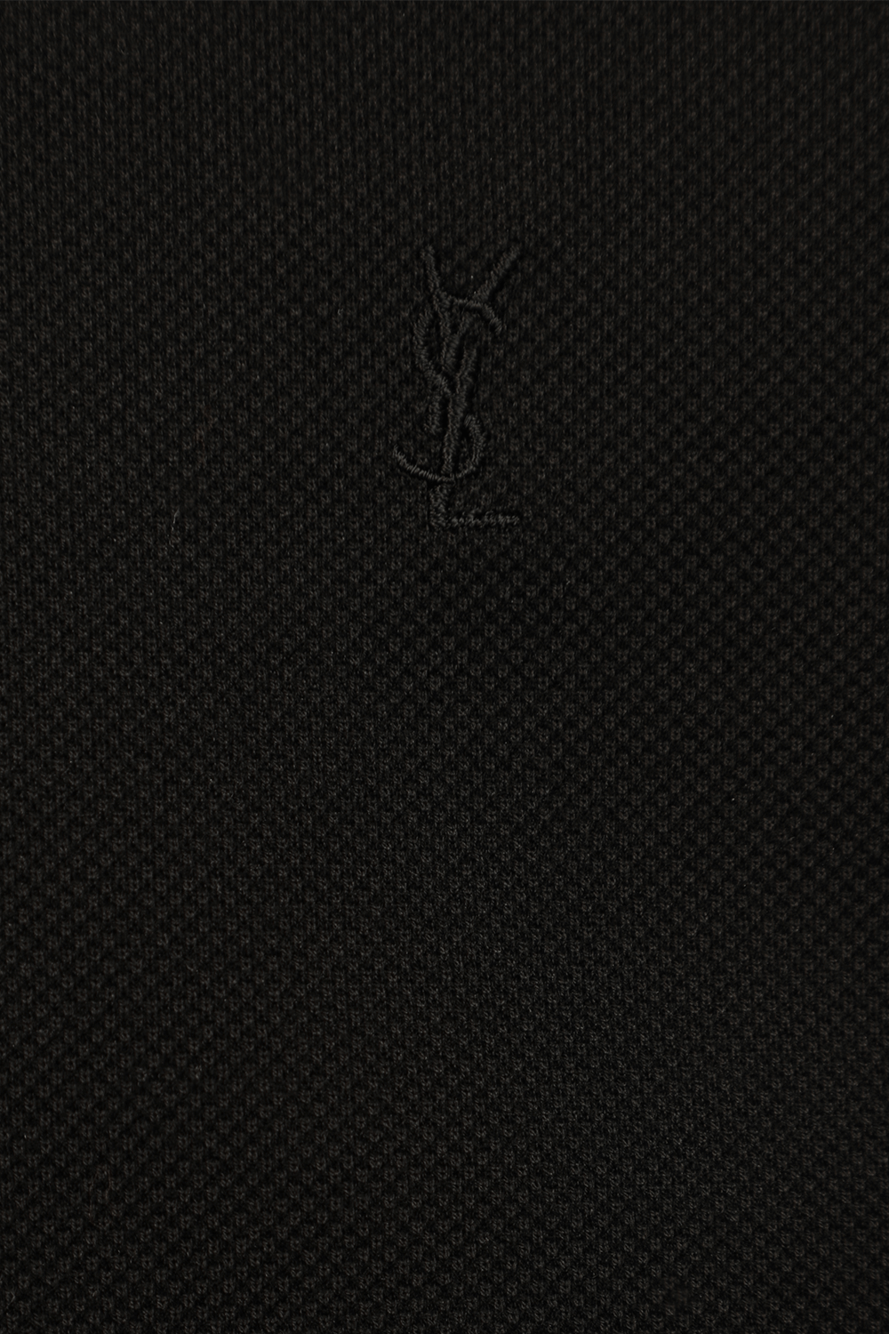 תמונה אחורית של Monogram Polo Shirt in Black