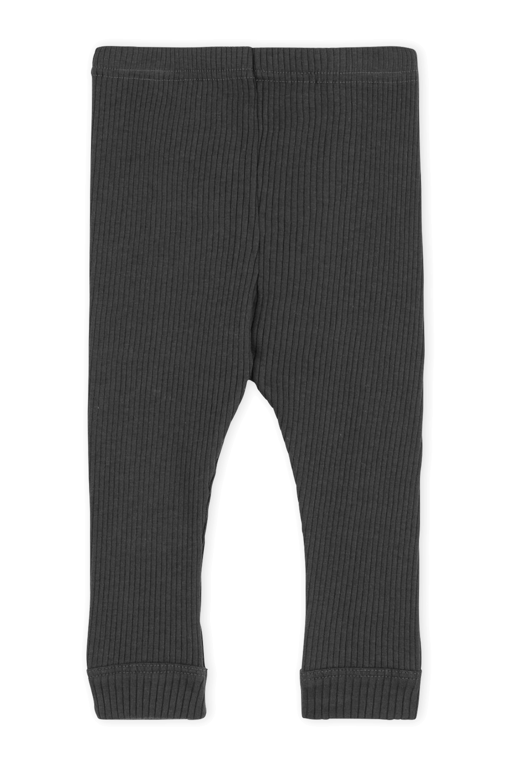 תמונה אחורית של מכנסי טייץ בסריגת ריב - גילאי 3-12 חודשים