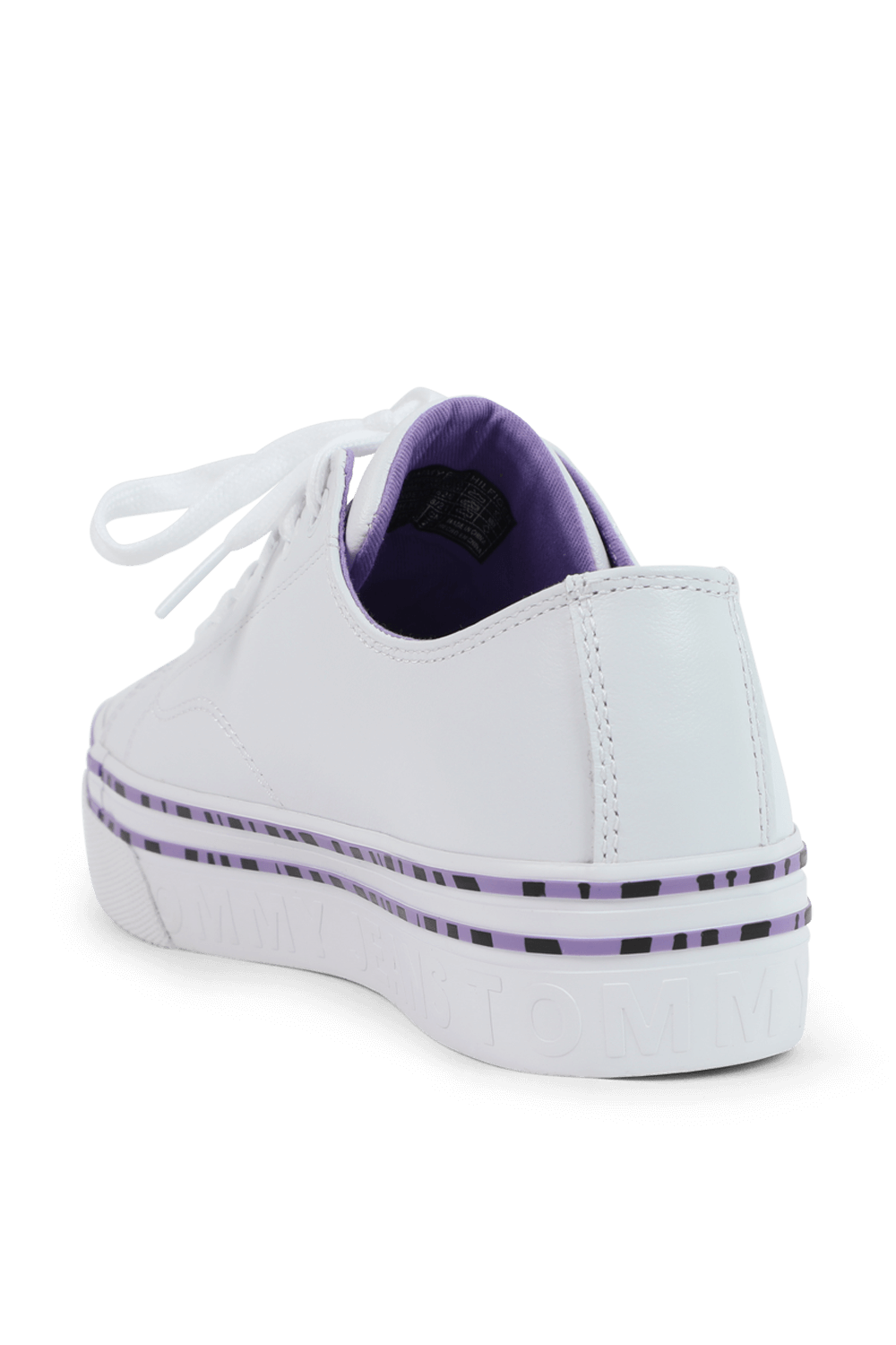 תמונה אחורית של נעלי סניקרס לבנות ויילד אנימל עם דגל המותג