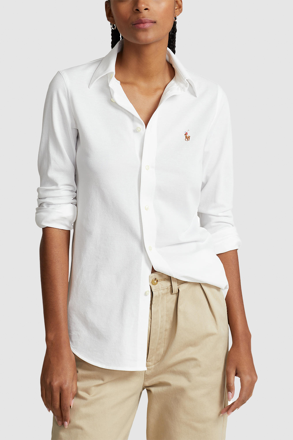 תמונת דוגמן קידמית של חולצה מכופתרת POLO RALPH LAUREN