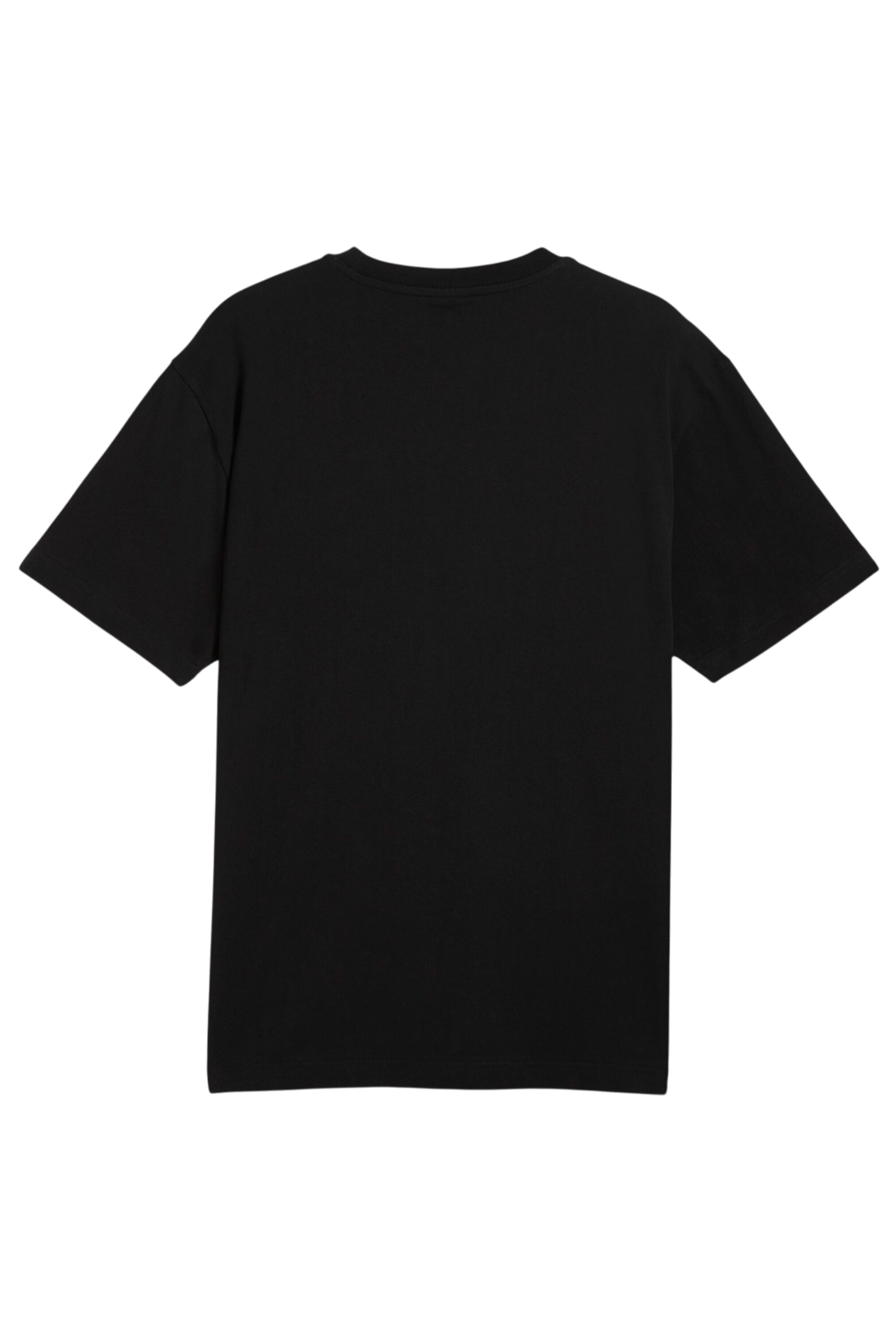 תמונה אחורית של חולצת טי בגזרה משוחררת