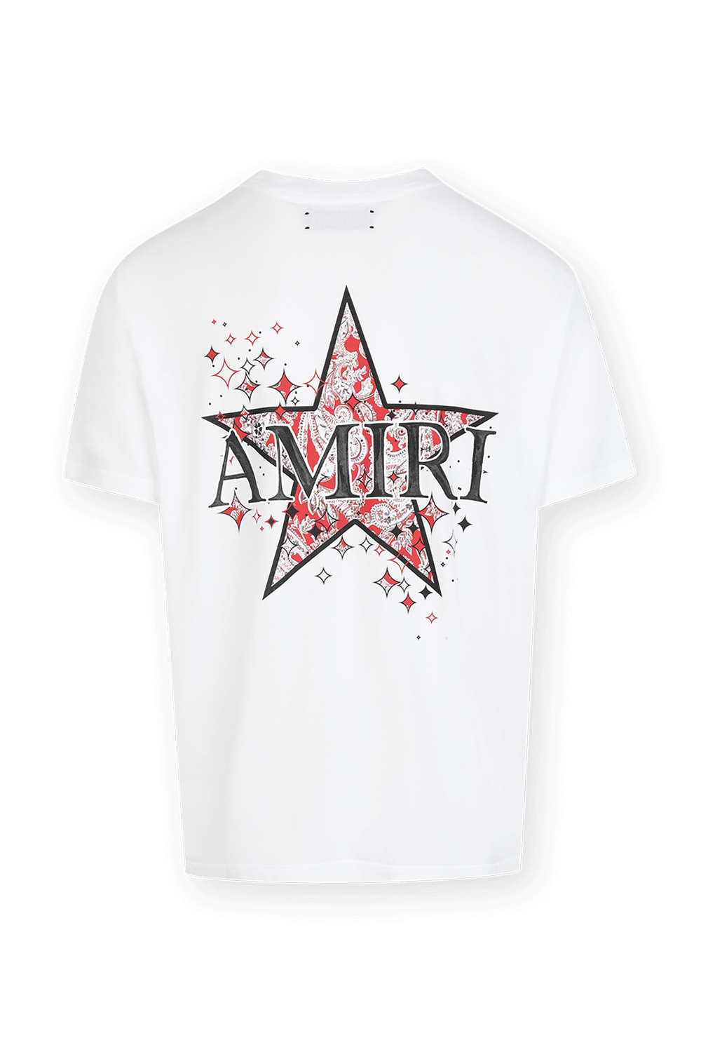 תמונה אחורית של Paisley Star Tee in White
