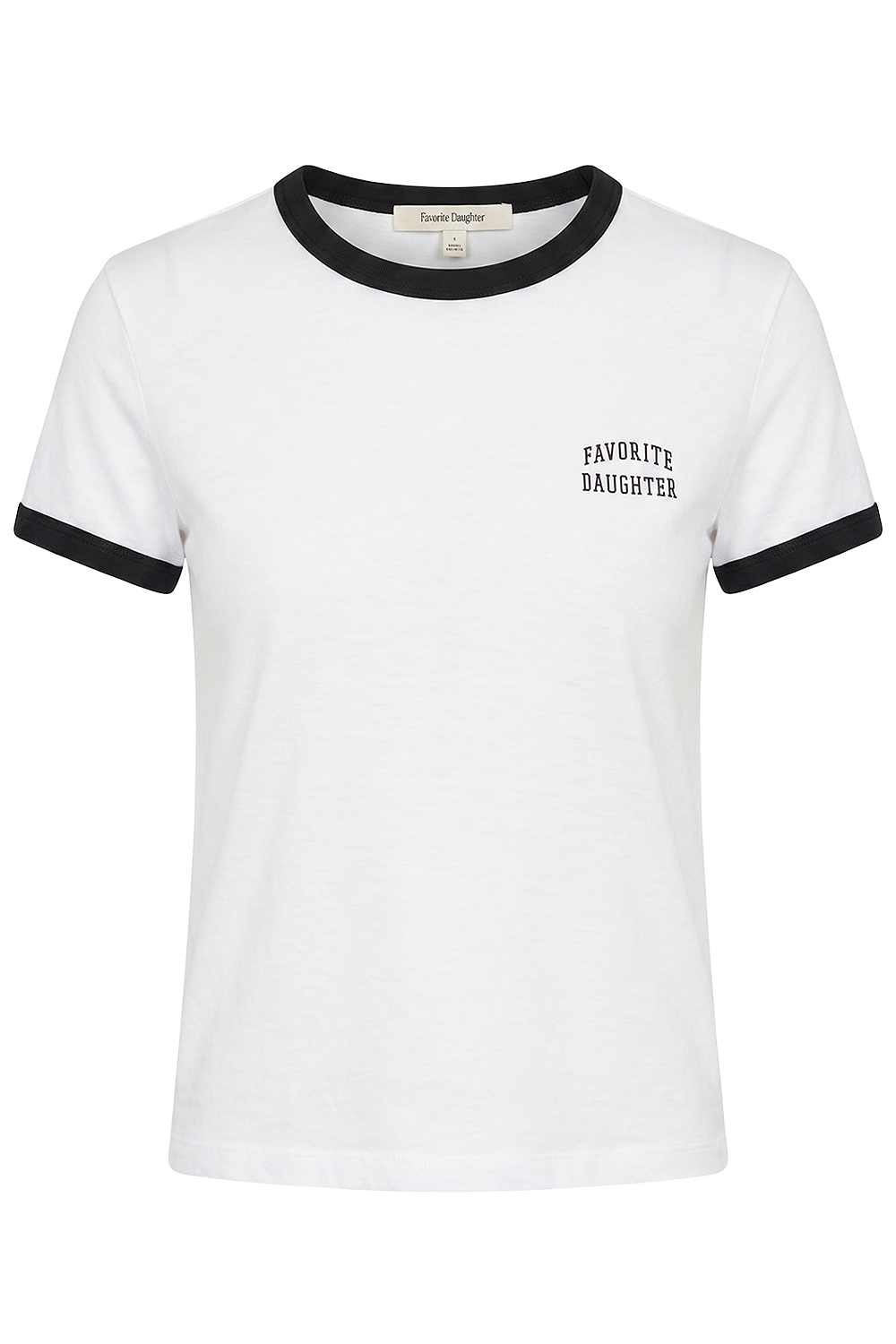 תמונה קידמית של חולצת טי בגזרה ישרה