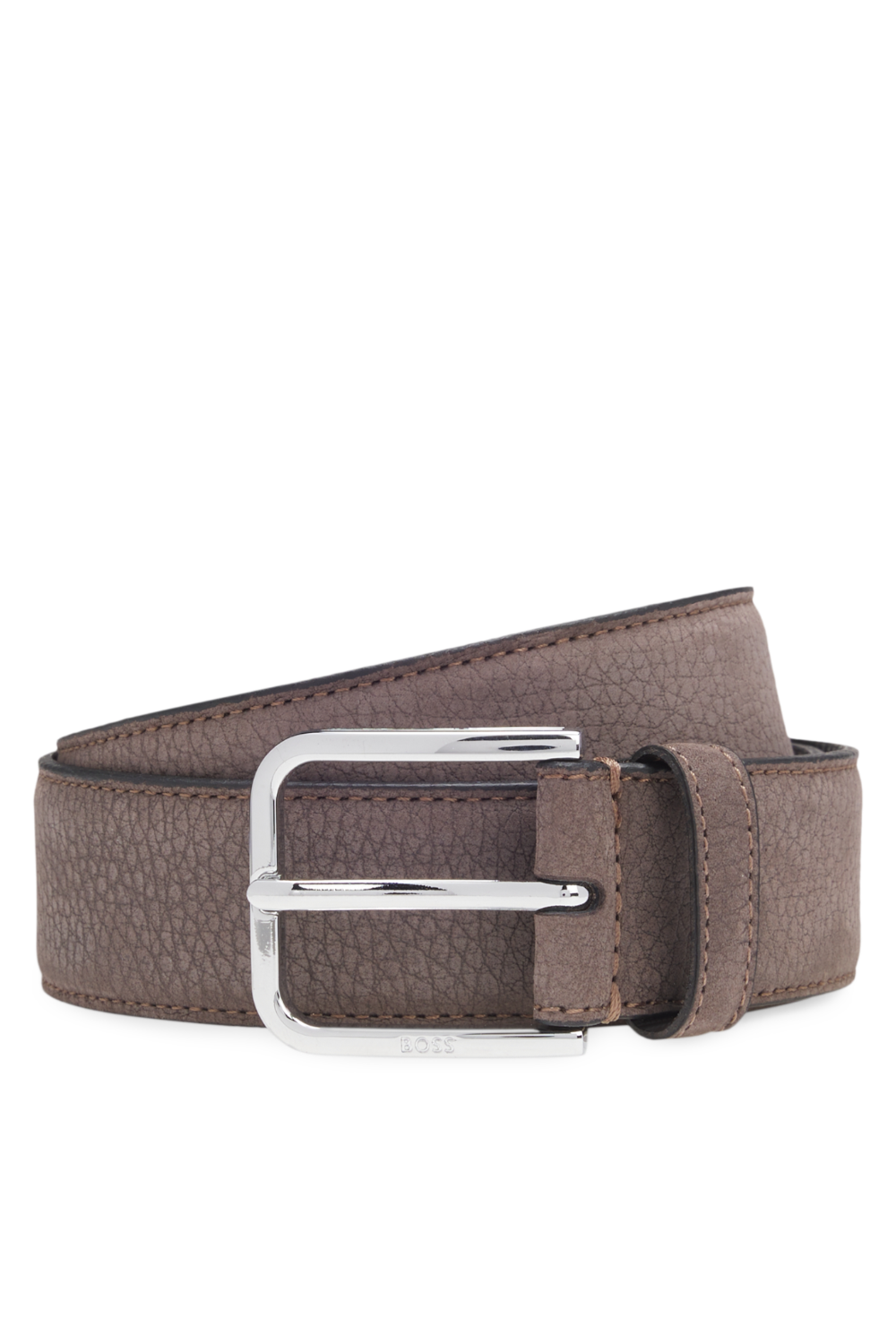 תמונת תקריב של חגורת עור